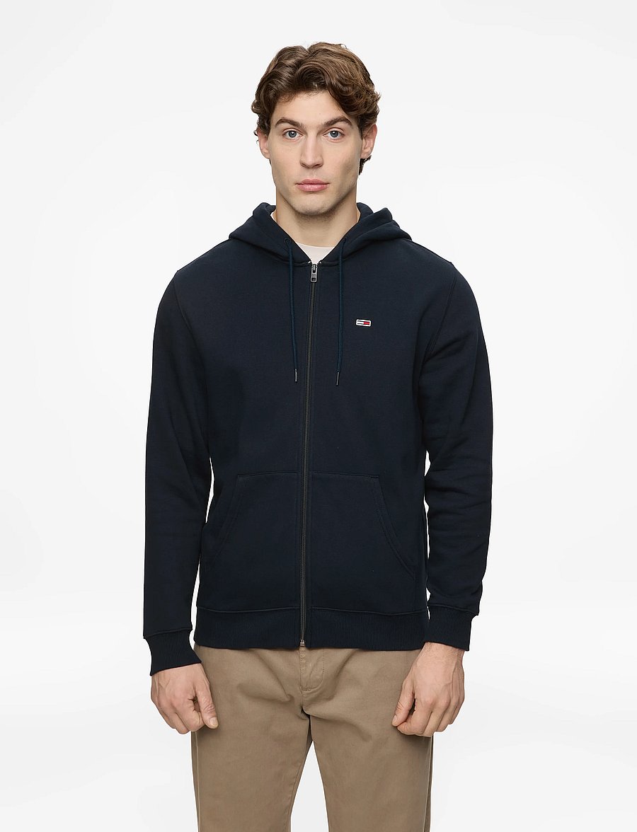 Tommy Jeans - TJM REG S FLAG ZIP THRU - sweats à capuche - dark blue - 5