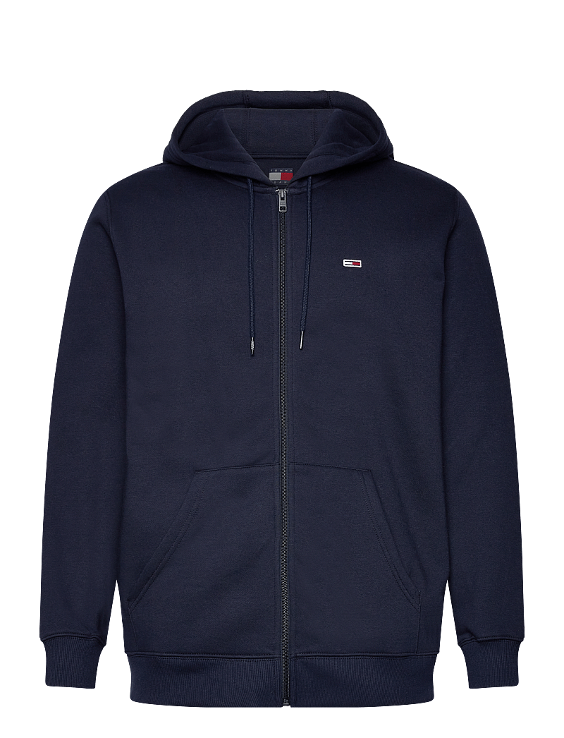 Tommy Jeans - TJM REG S FLAG ZIP THRU - hoodies - dark night navy - 1