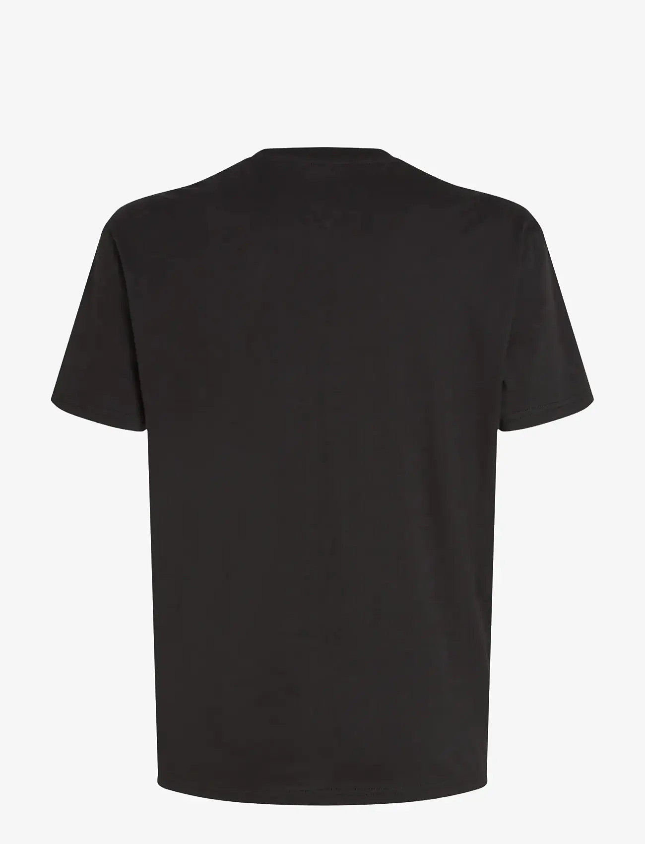Tommy Jeans - TJM REG LINEAR LOGO TEE EXT - lühikeste varrukatega t-särgid - black - 2