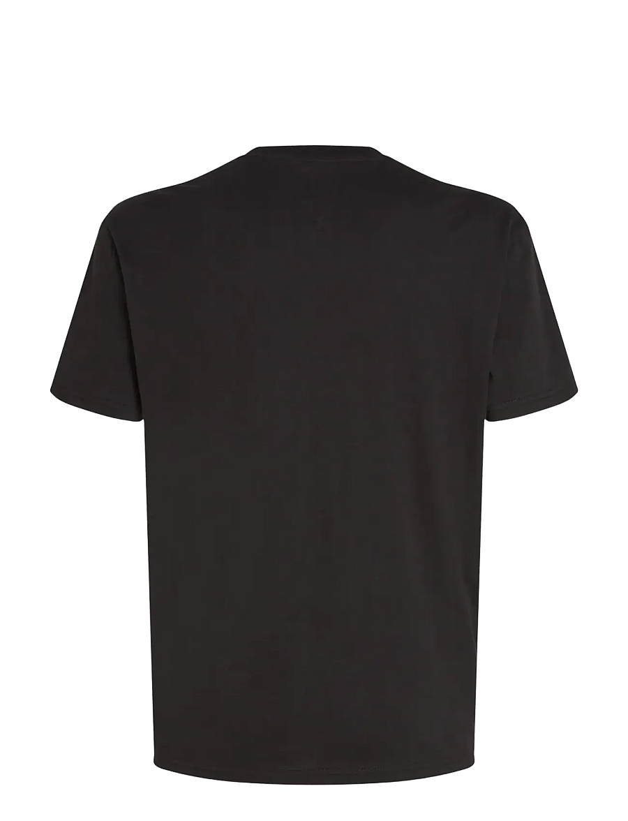 Tommy Jeans - TJM REG LINEAR LOGO TEE EXT - lühikeste varrukatega t-särgid - black - 2