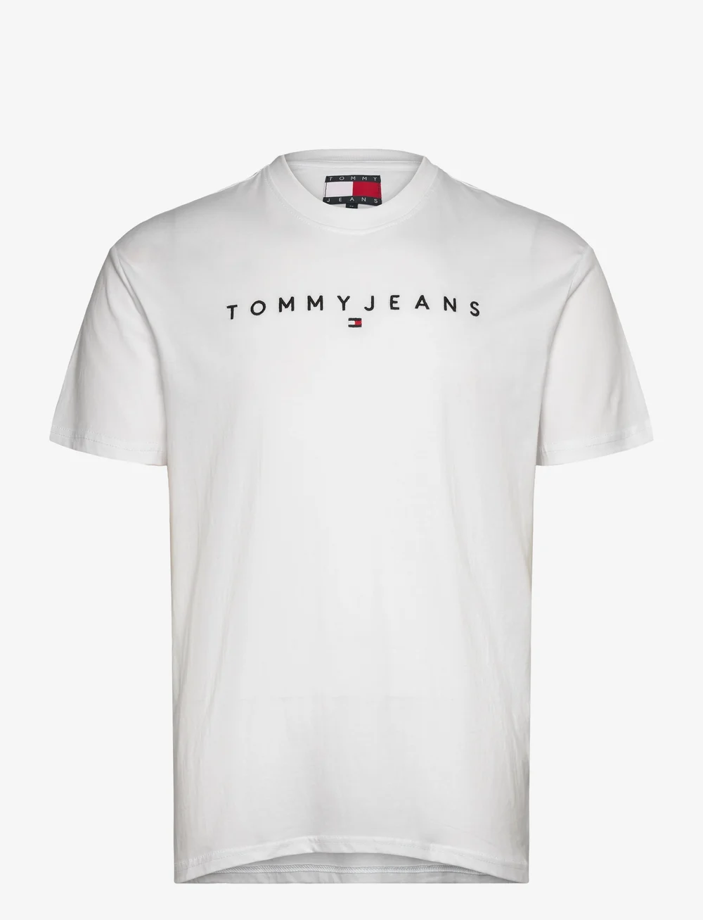 Tommy Jeans - TJM REG LINEAR LOGO TEE EXT - kurzärmelig - white - 1