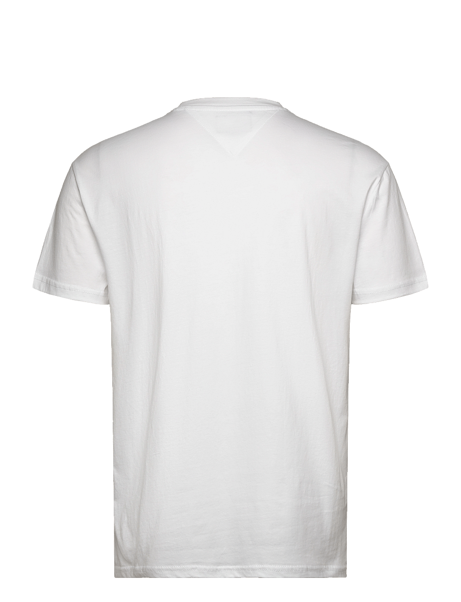 Tommy Jeans - TJM REG LINEAR LOGO TEE EXT - kurzärmelig - white - 2