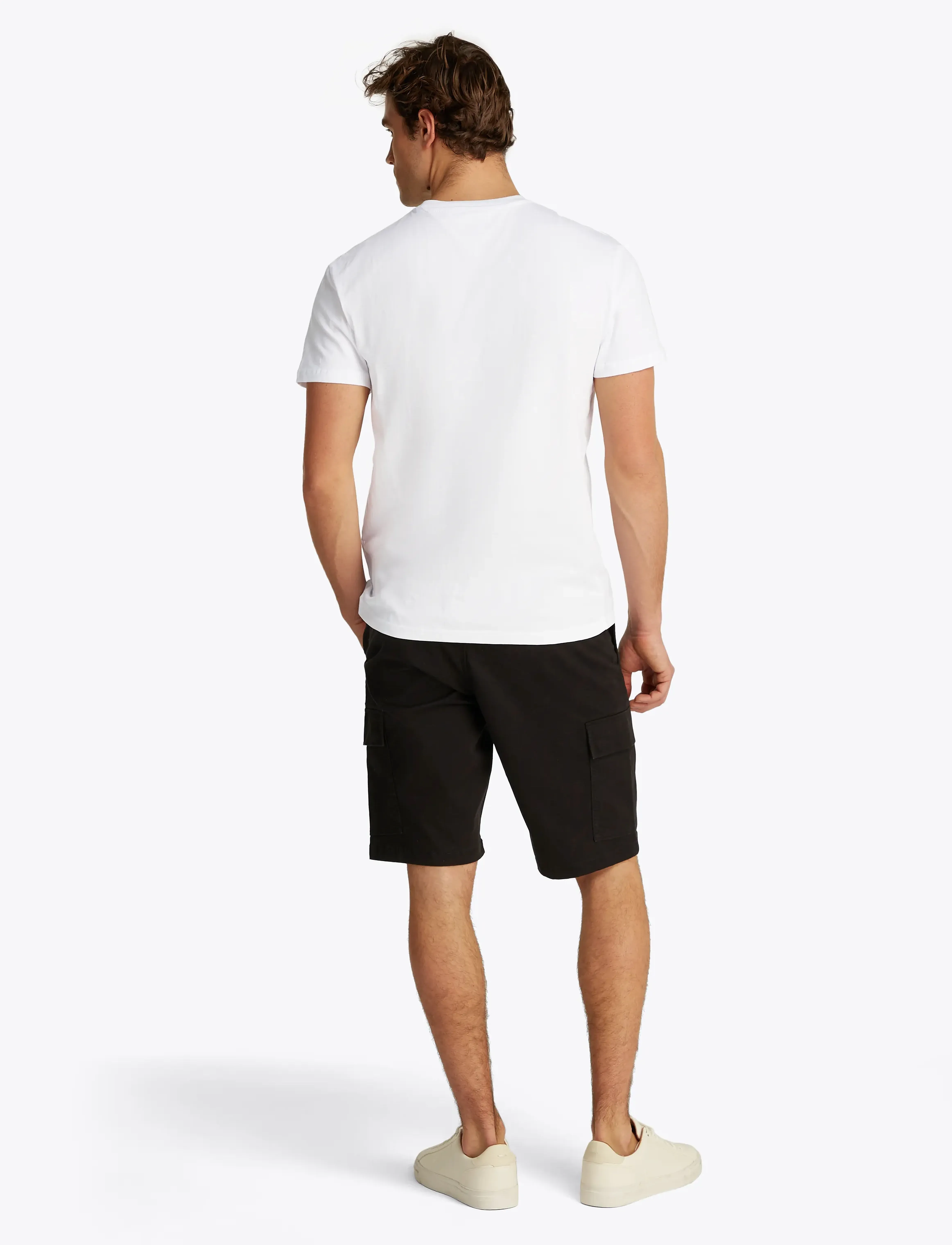 TOMMY JEANS Tjm Reg Linear Logo Tee Ext t-shirts - bas herr – bild 7