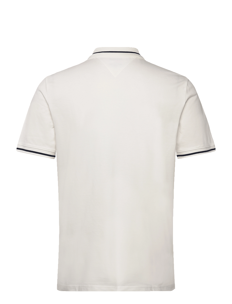 Tommy Jeans - TJM REG TIPPED POLO - ecru - 2