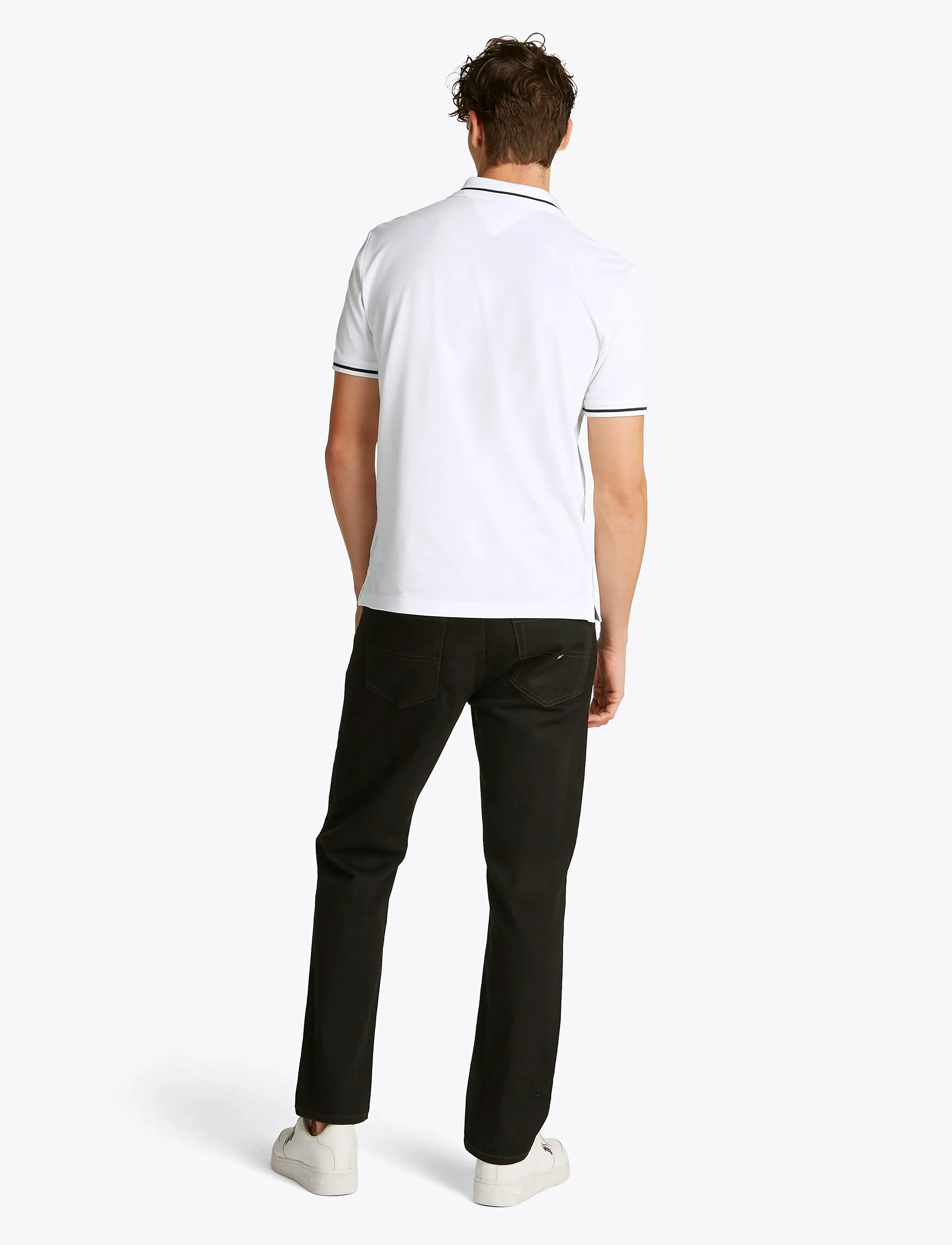 Tommy Jeans - TJM REG TIPPED POLO - ecru - 3