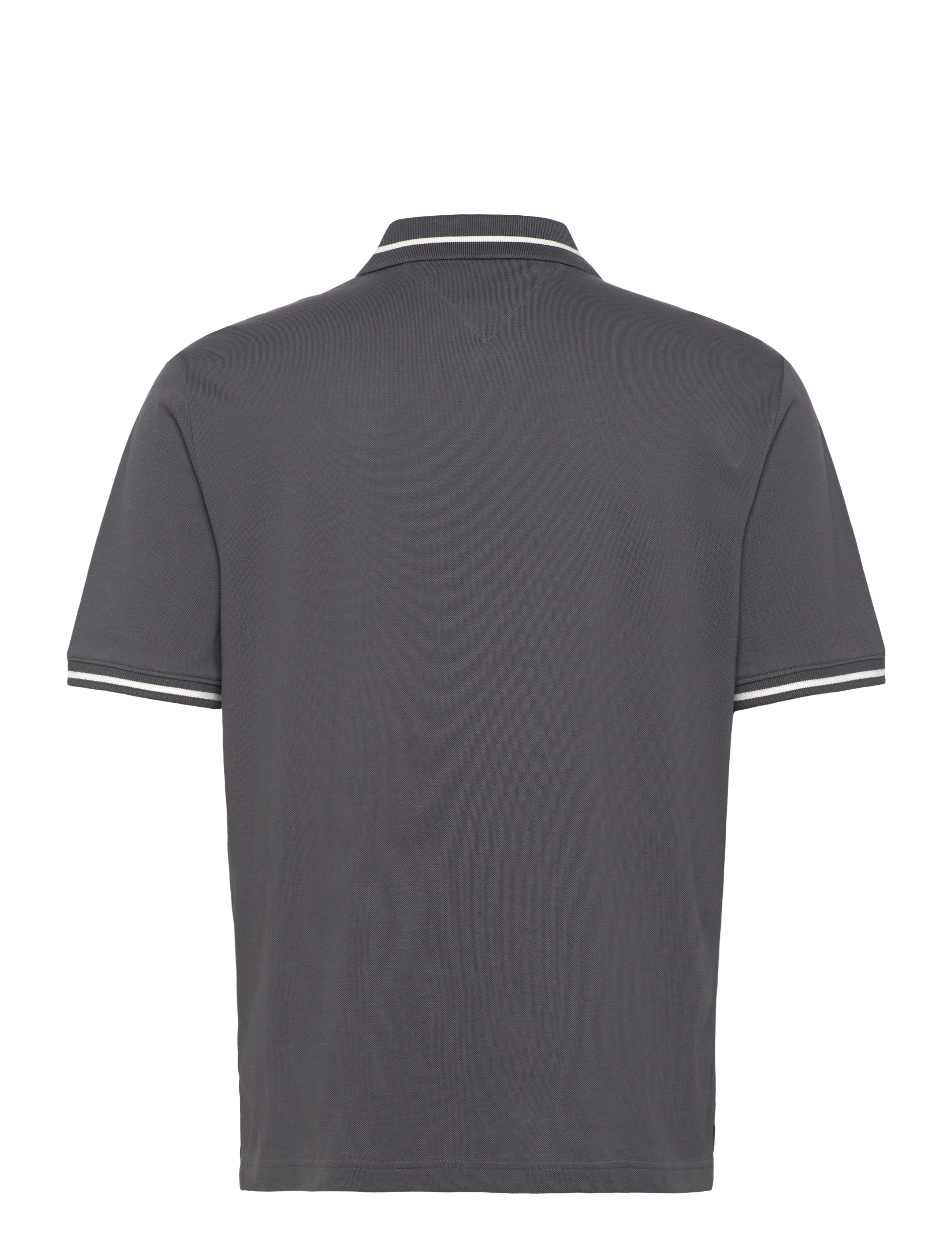 Tommy Jeans - TJM REG TIPPED POLO - washed black - 2