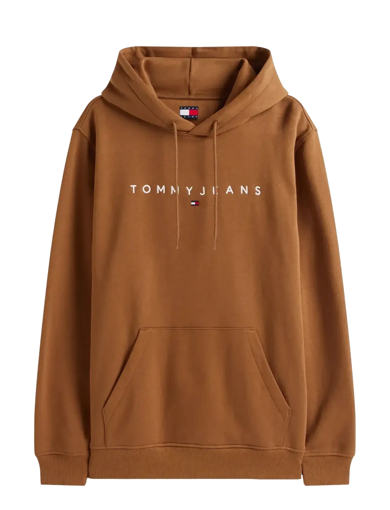 TOMMY JEANS Tjm Reg Linear Logo Hoodie Ext Braun - S - Herren