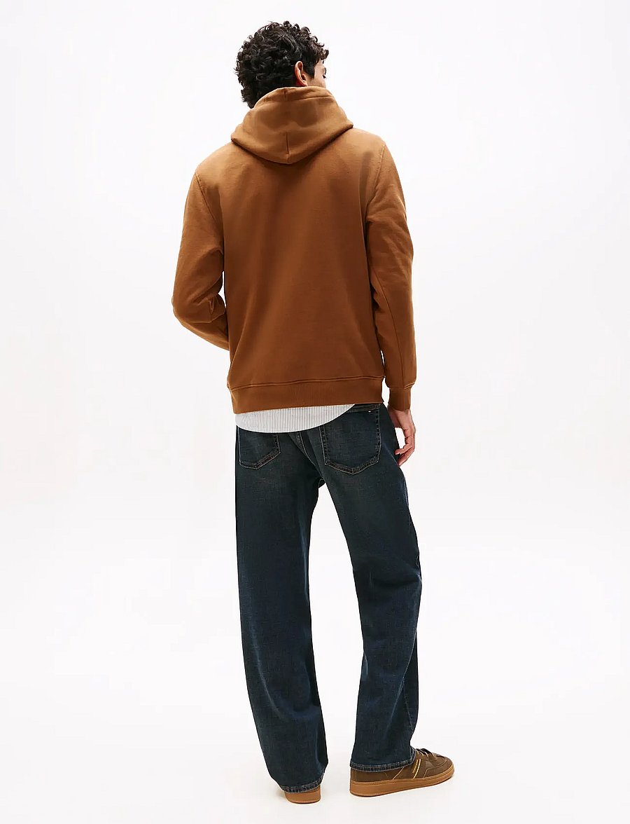 Tommy Jeans - TJM REG LINEAR LOGO HOODIE EXT - kapuutsiga pusad - pecan nut multi - 3