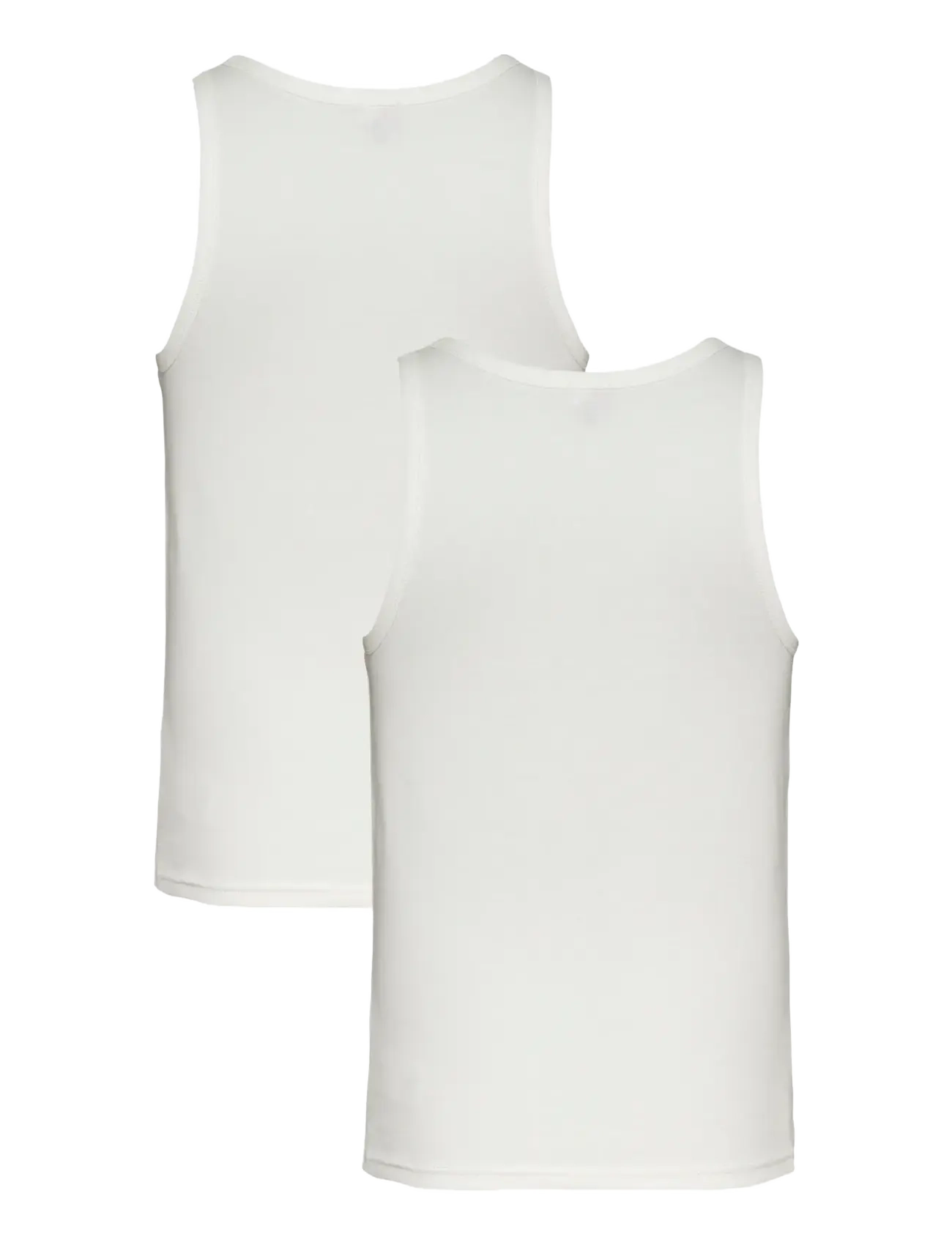 Tommy Jeans - TJM XSLIM 2PCK RIB TANK EXT - nattrøjer - ecru   ecru - 2