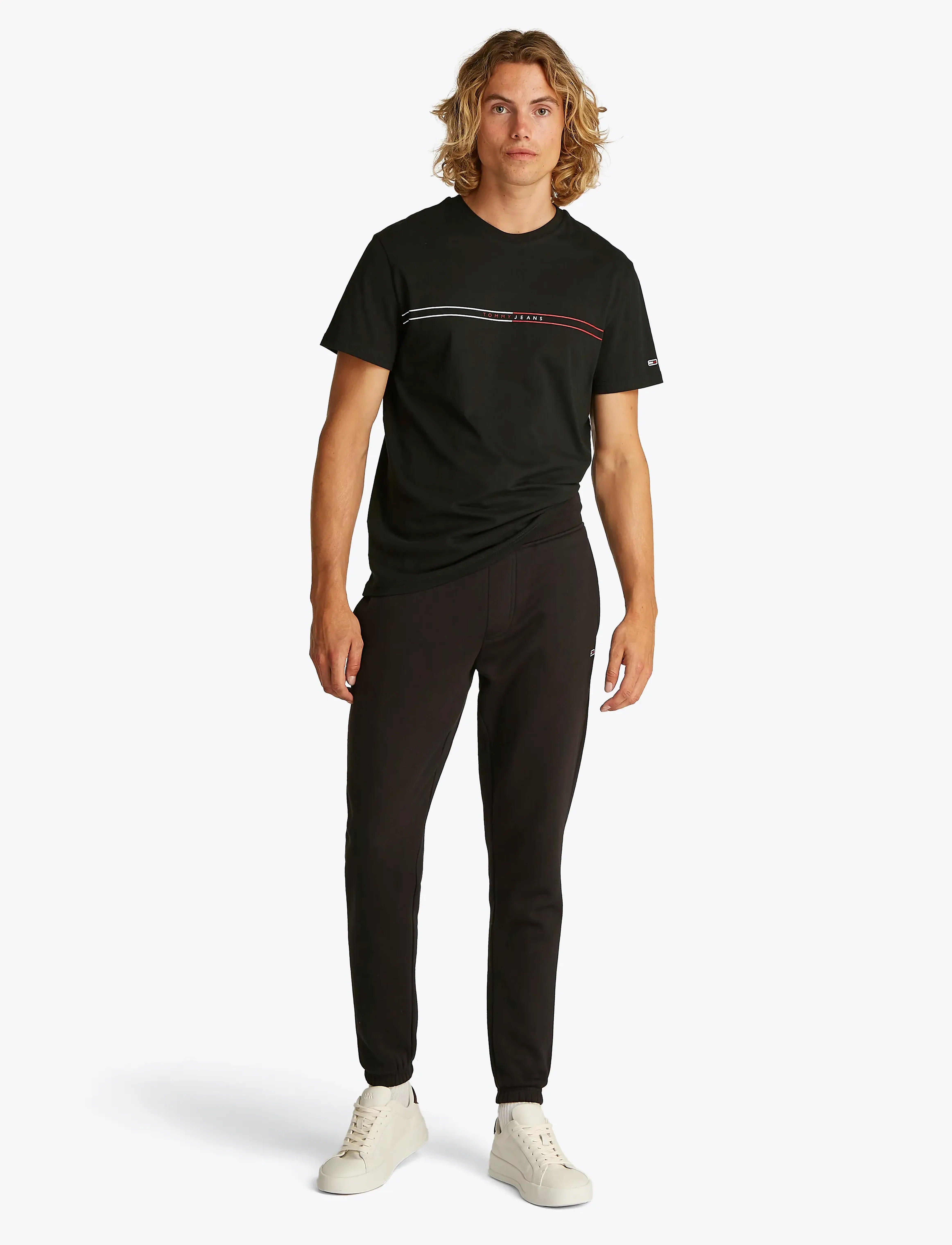 Tommy Jeans - TJM SLIM ENTRY GRAPHIC TEE EXT - black - 4