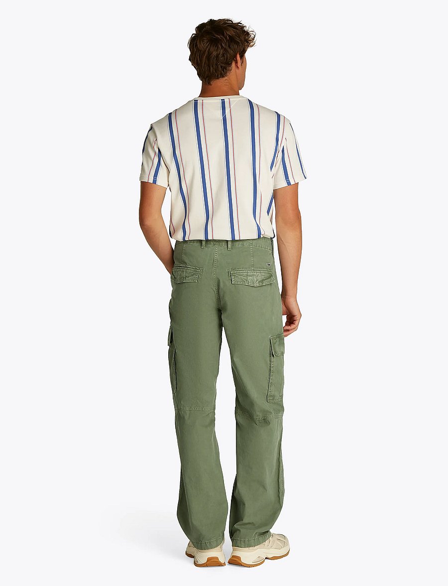 Tommy Jeans - TJM JAIMIE TWILL RLX STR CARGO - cargohosen - aruba green - 3