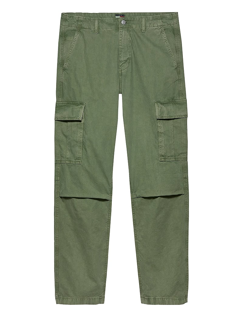 Tommy Jeans - TJM JAIMIE TWILL RLX STR CARGO - cargohose - aruba green - 5