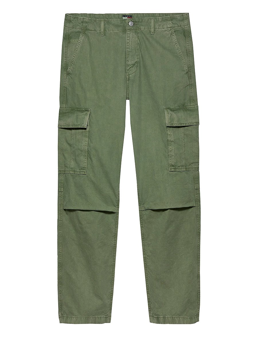Tommy Jeans - TJM JAIMIE TWILL RLX STR CARGO - cargohosen - aruba green - 5