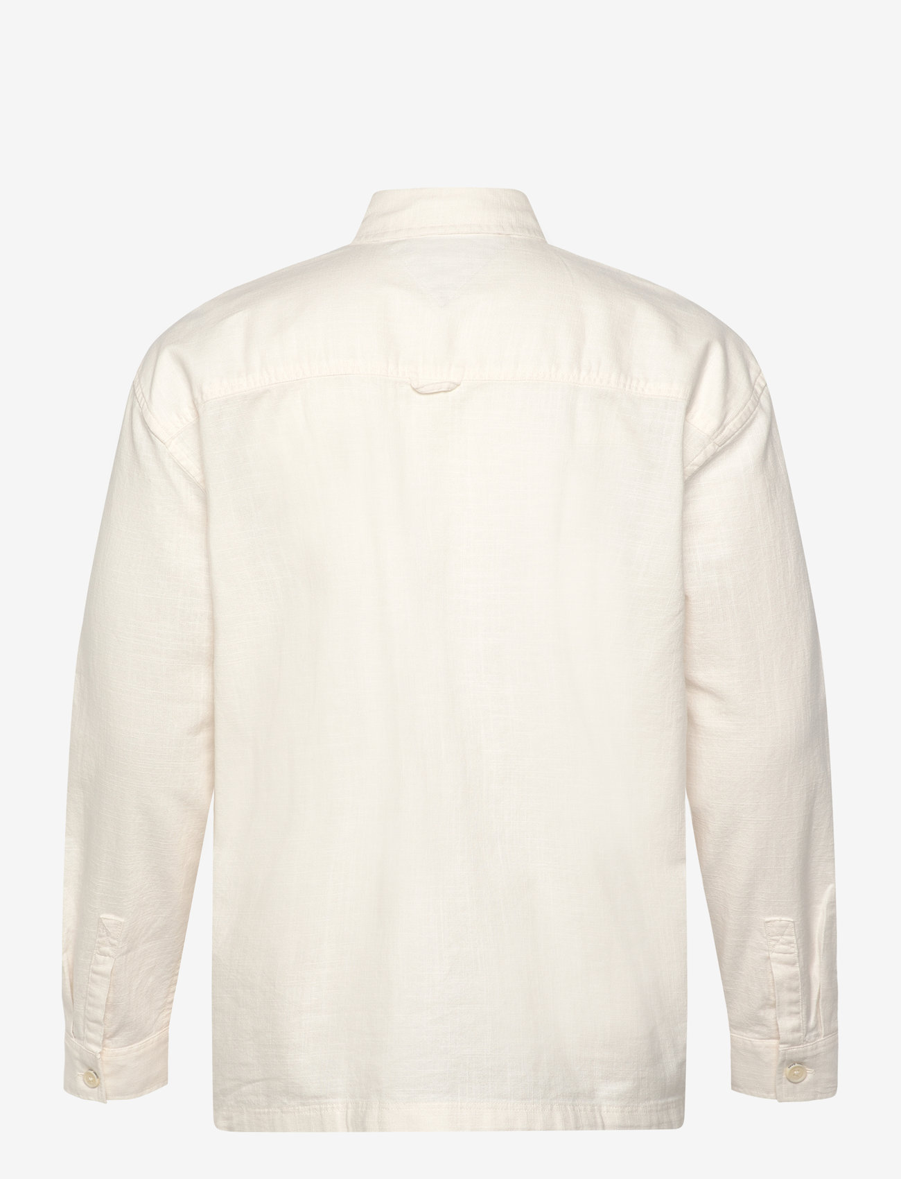 Tommy Jeans - TJM COTTON SLUB LS OVERSHIRT EXT - overshirts - ancient white - 2