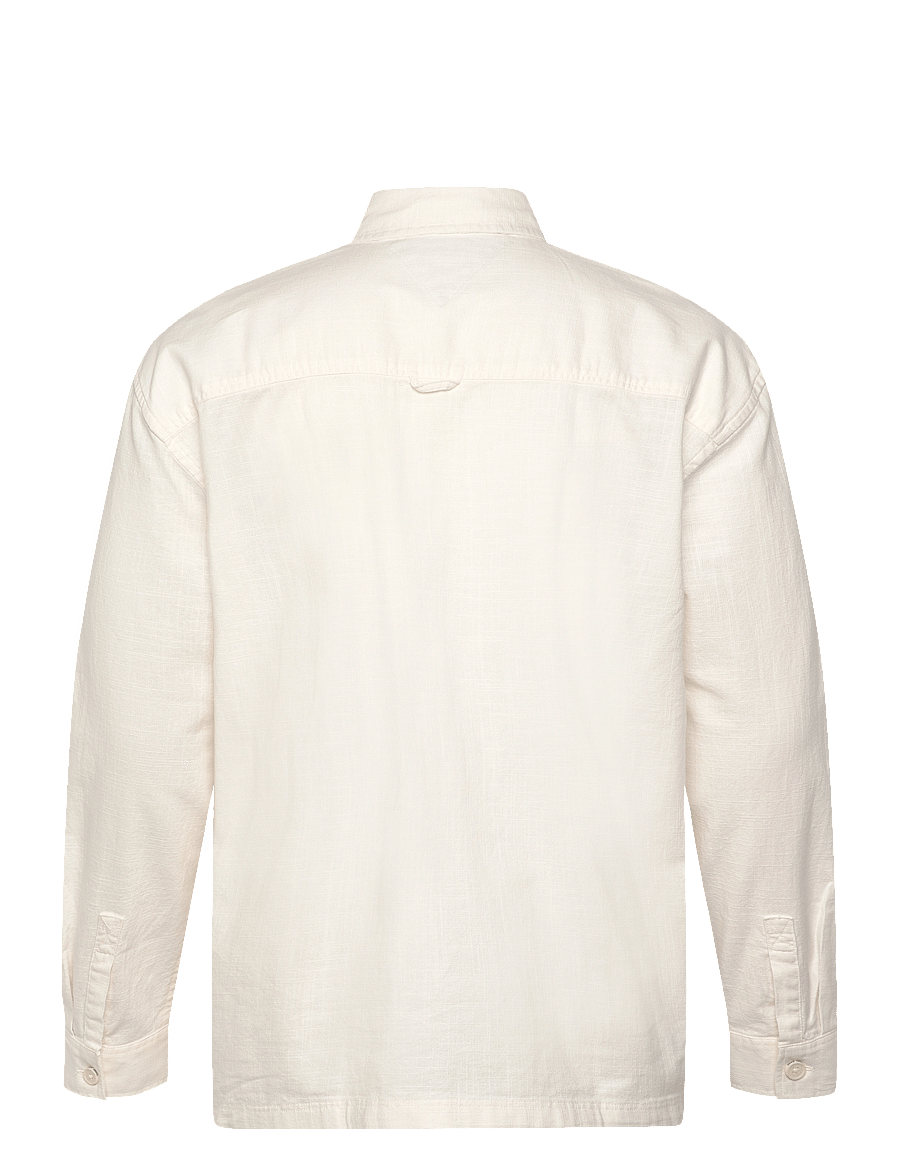 Tommy Jeans - TJM COTTON SLUB LS OVERSHIRT EXT - urlaubsfavoriten - ancient white - 2