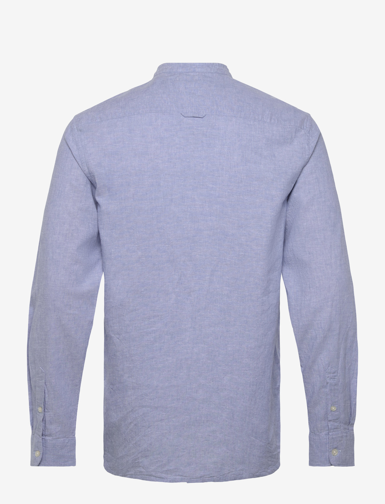 Tommy Jeans - TJM LINEN MIX BAND COLLAR SHIRT - linased särgid - colorado blue - 2