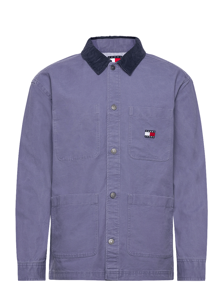 Tommy Jeans - TJM CANVAS CORD OVERSHIRT EXT - blue moment - 1