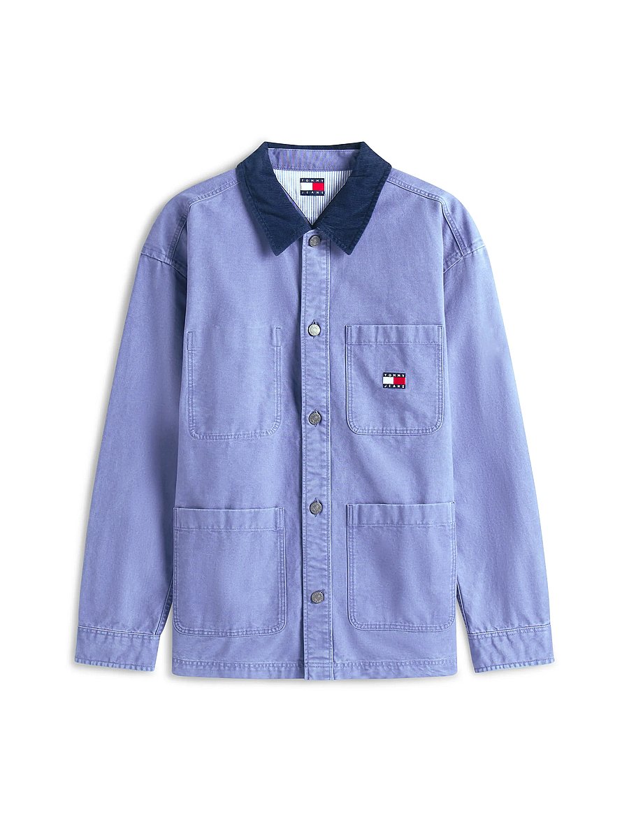 Tommy Jeans - TJM CANVAS CORD OVERSHIRT EXT - blue moment - 5