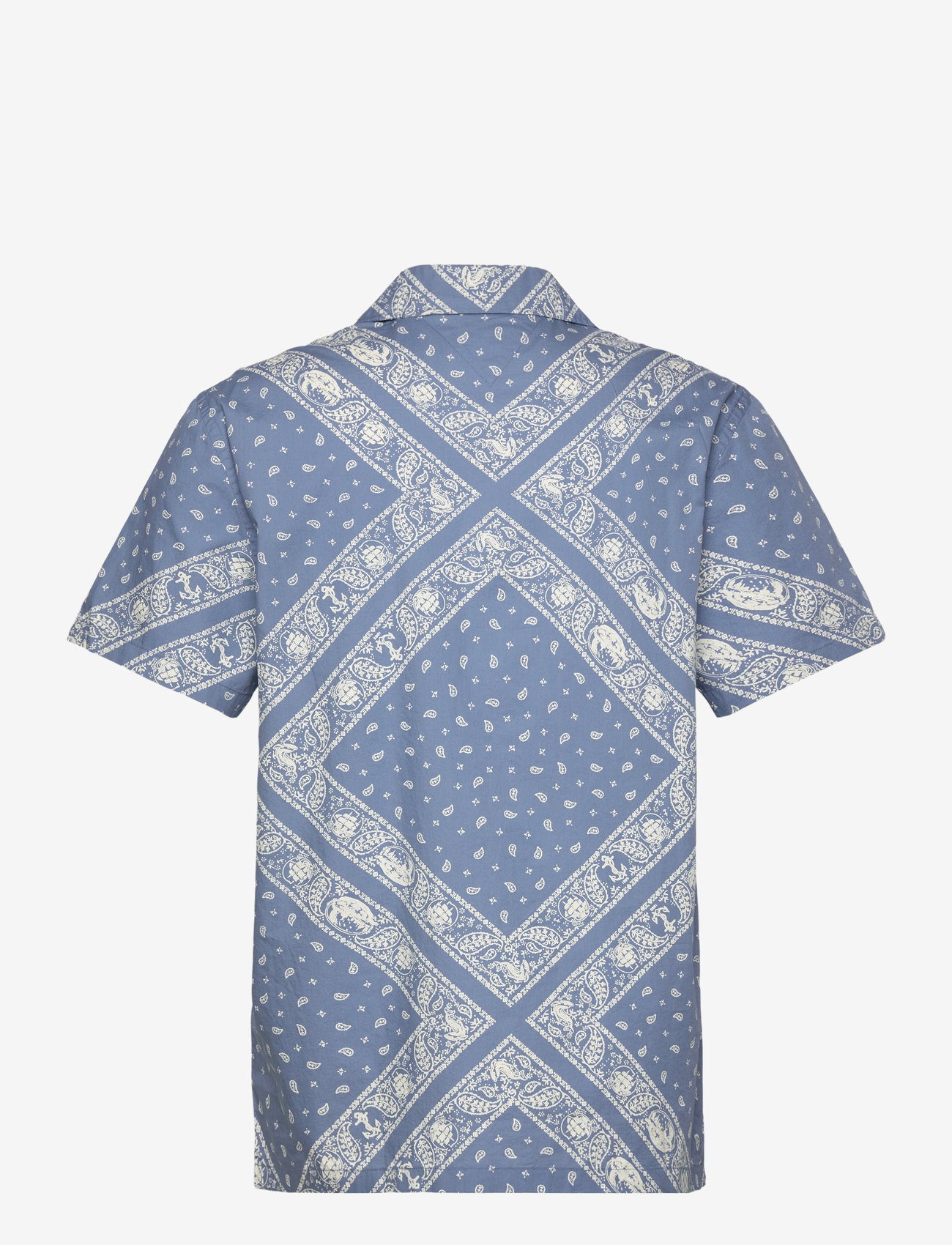 Tommy Jeans - TJM REG AOP SS SHIRT EXT - kortærmede skjorter - colorado blue bandana aop - 1