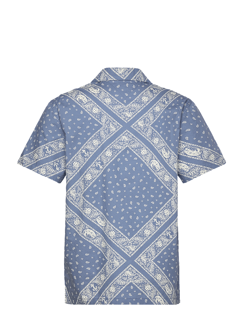 Tommy Jeans - TJM REG AOP SS SHIRT EXT - marškiniai trumpomis rankovėmis - colorado blue bandana aop - 1