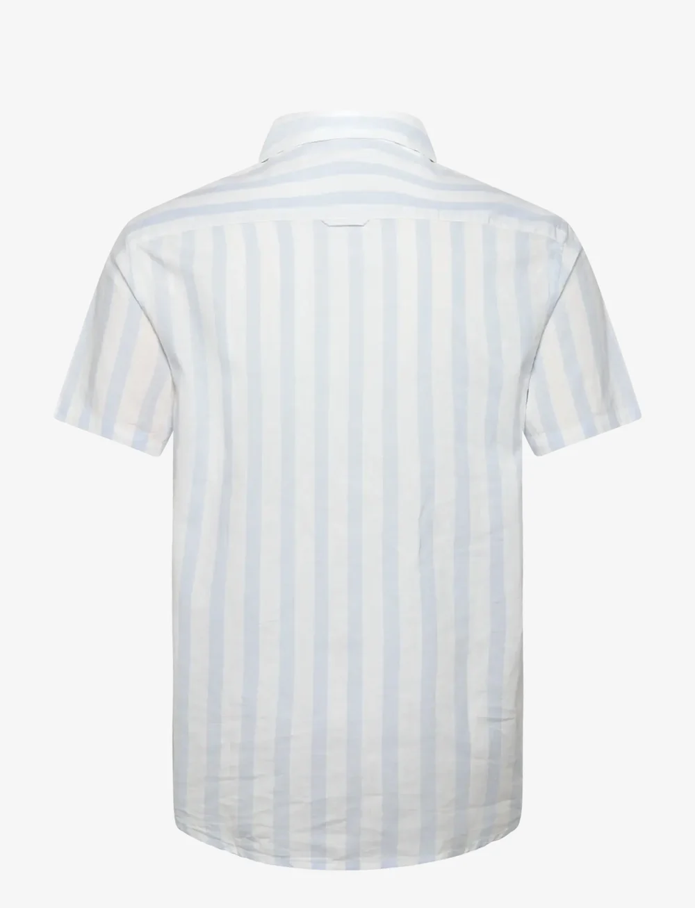 Tommy Jeans - TJM REG LINEN BLEND STP SS SHIRT - triibulised särgid - sweet blue / ecru - 2