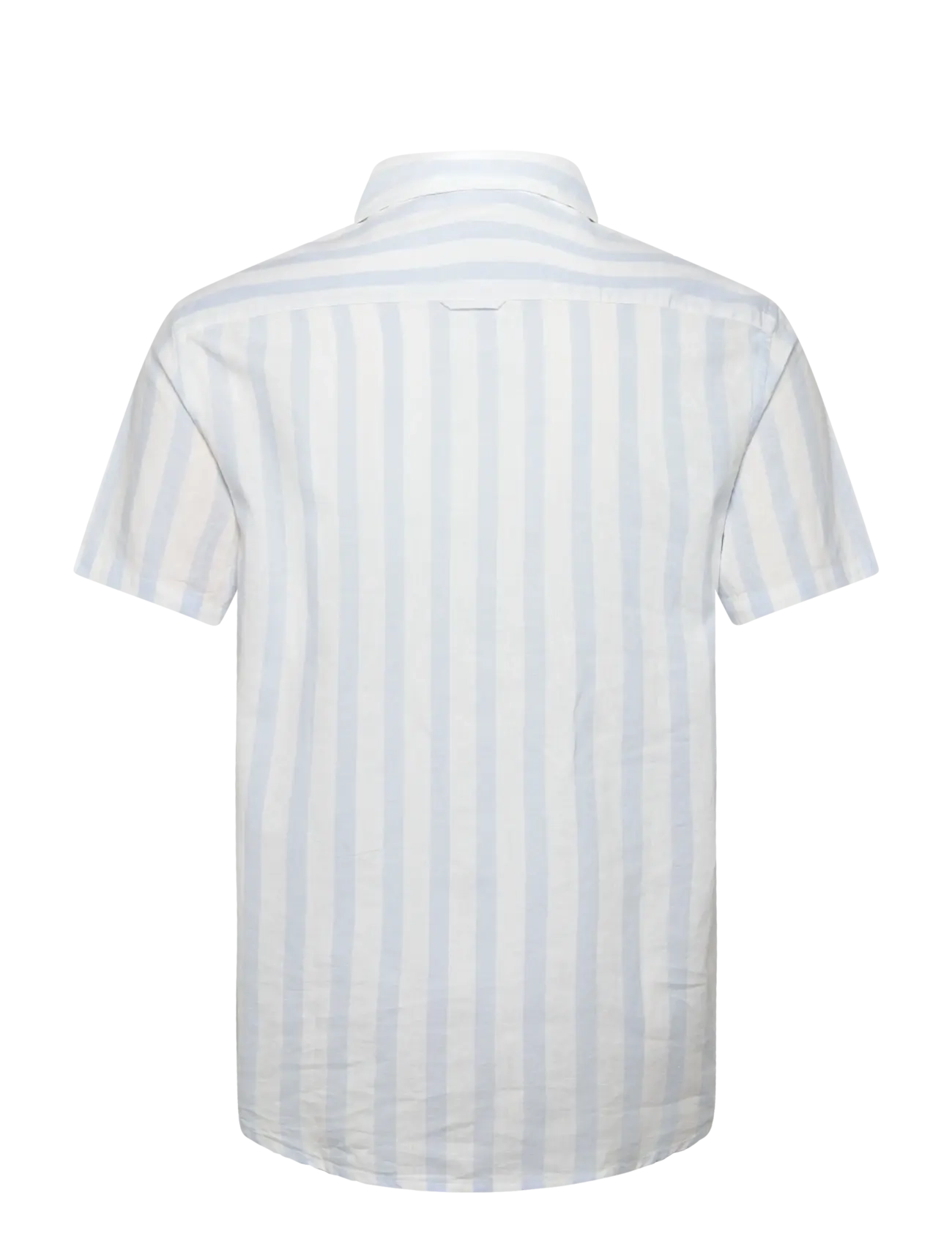 Tommy Jeans - TJM REG LINEN BLEND STP SS SHIRT - stribede skjorter - sweet blue / ecru - 2