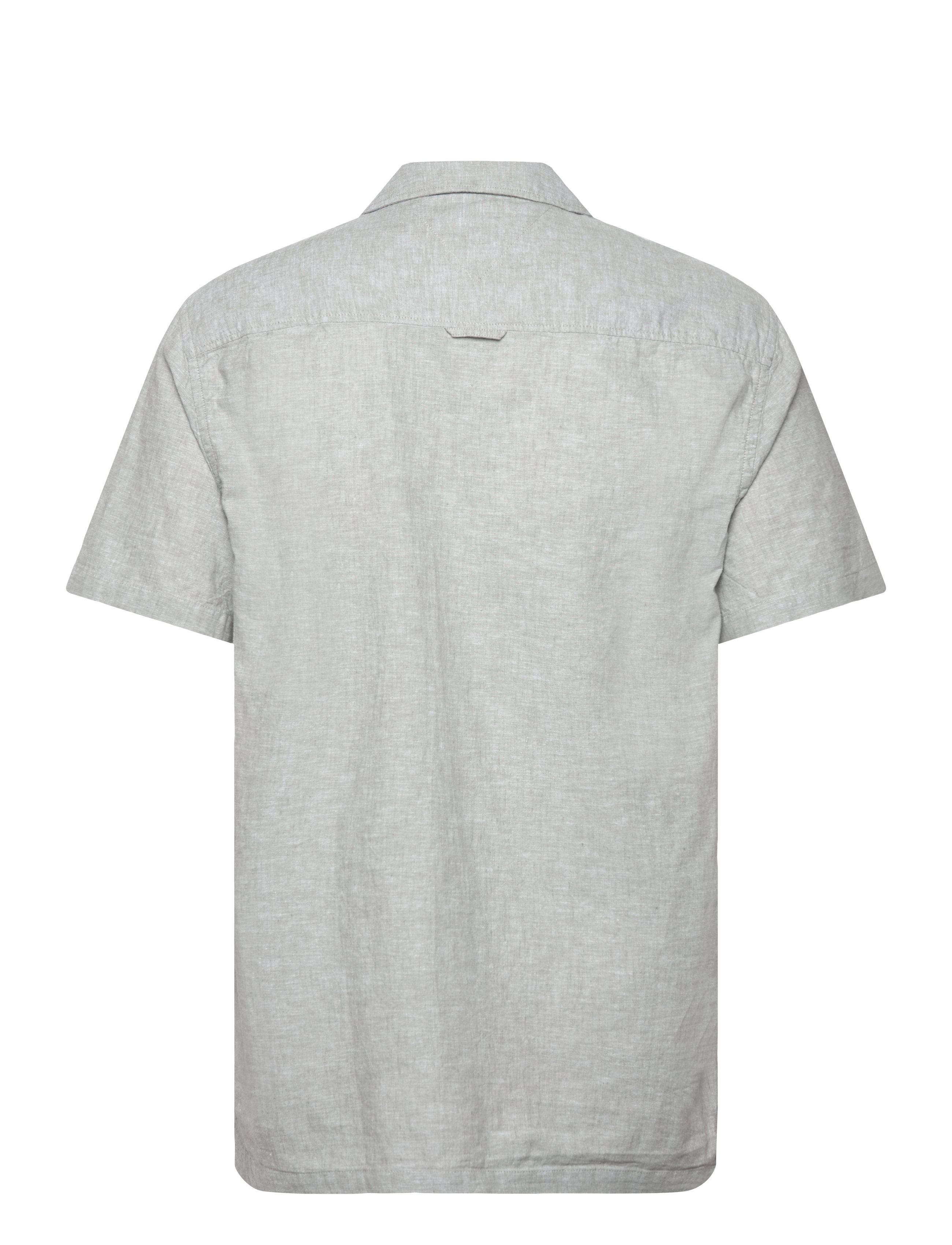 Tommy Jeans - TJM LINEN BLEND CAMP SS EXT - lina krekli - aruba green - 1