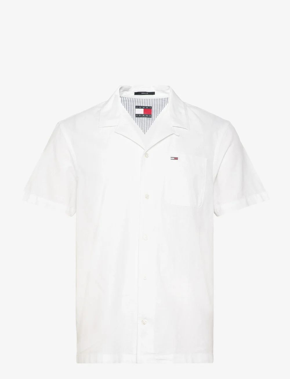 Tommy Jeans - TJM LINEN BLEND CAMP SS EXT - linen shirts - ecru - 1