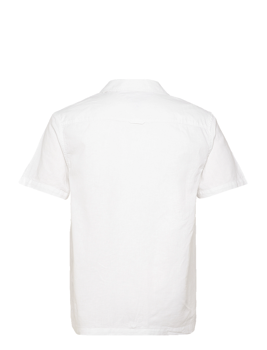 Tommy Jeans - TJM LINEN BLEND CAMP SS EXT - leinenhemden - ecru - 2