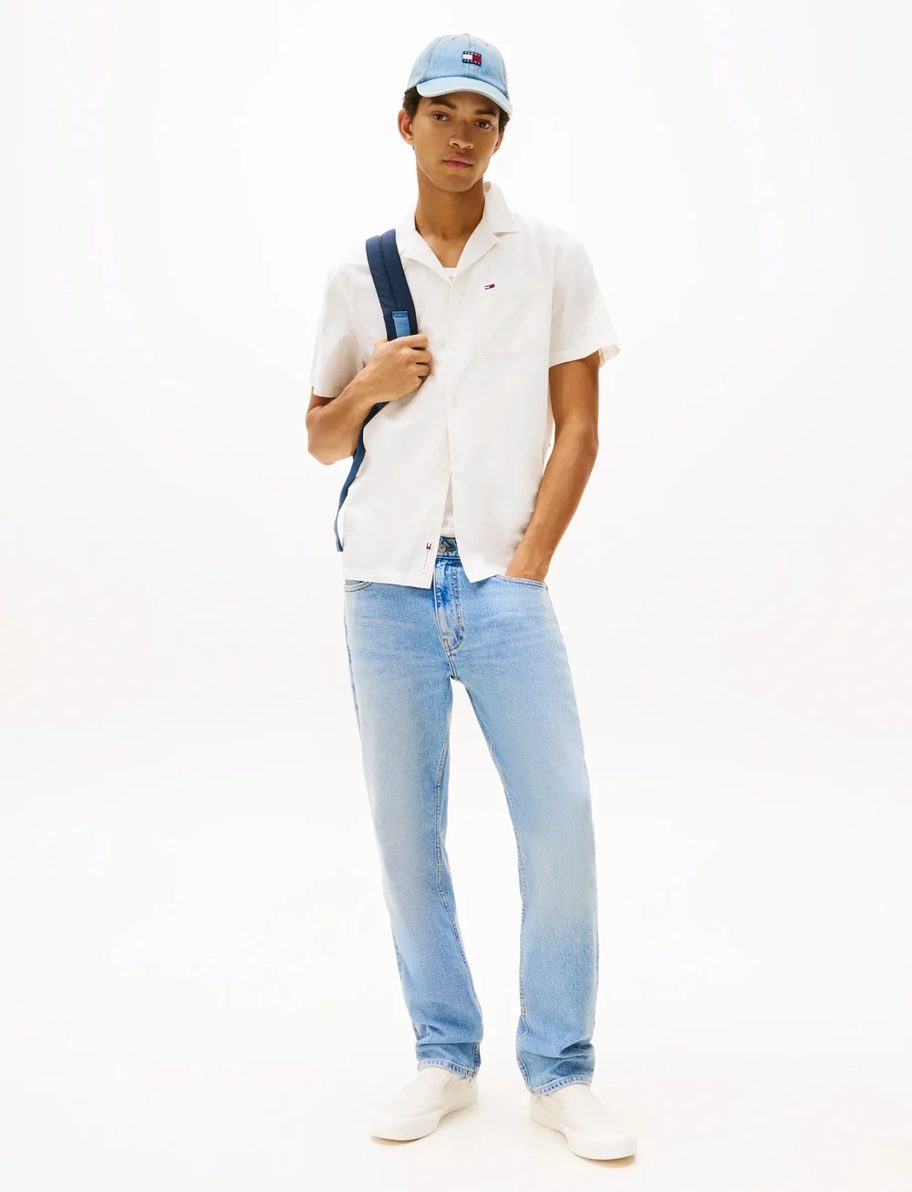 Tommy Jeans - TJM LINEN BLEND CAMP SS EXT - linen shirts - ecru - 3