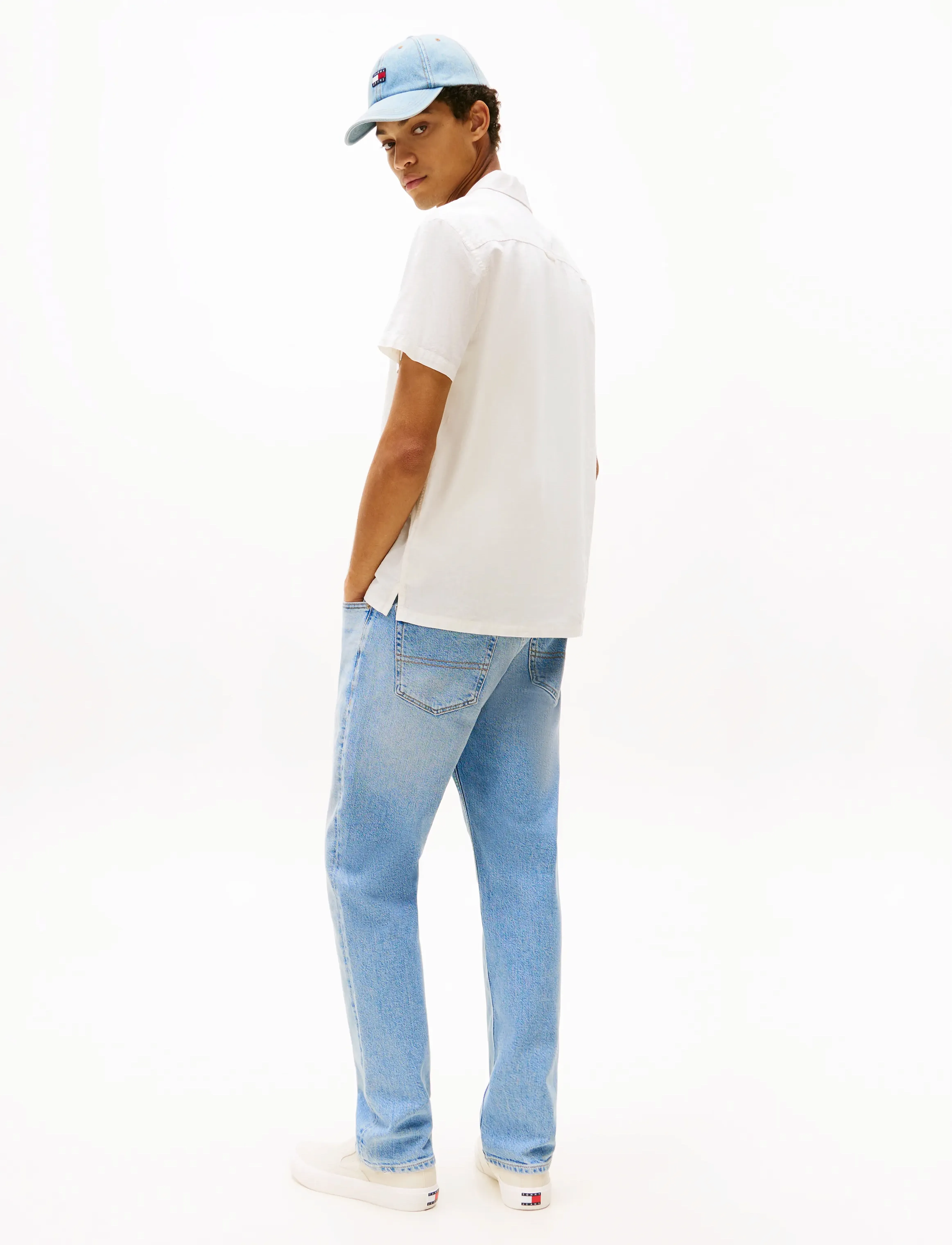 Tommy Jeans - TJM LINEN BLEND CAMP SS EXT - leinenhemden - ecru - 4