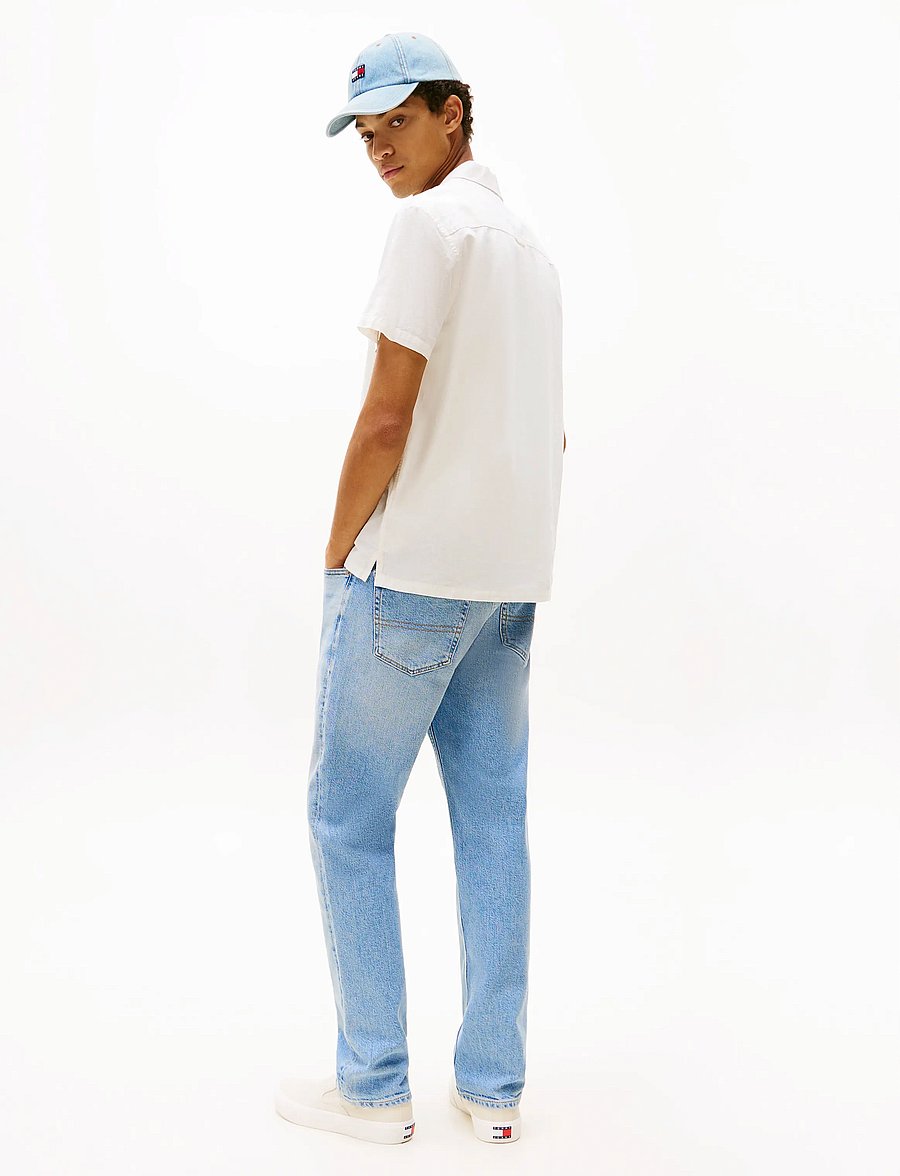 Tommy Jeans - TJM LINEN BLEND CAMP SS EXT - leinenhemden - ecru - 4
