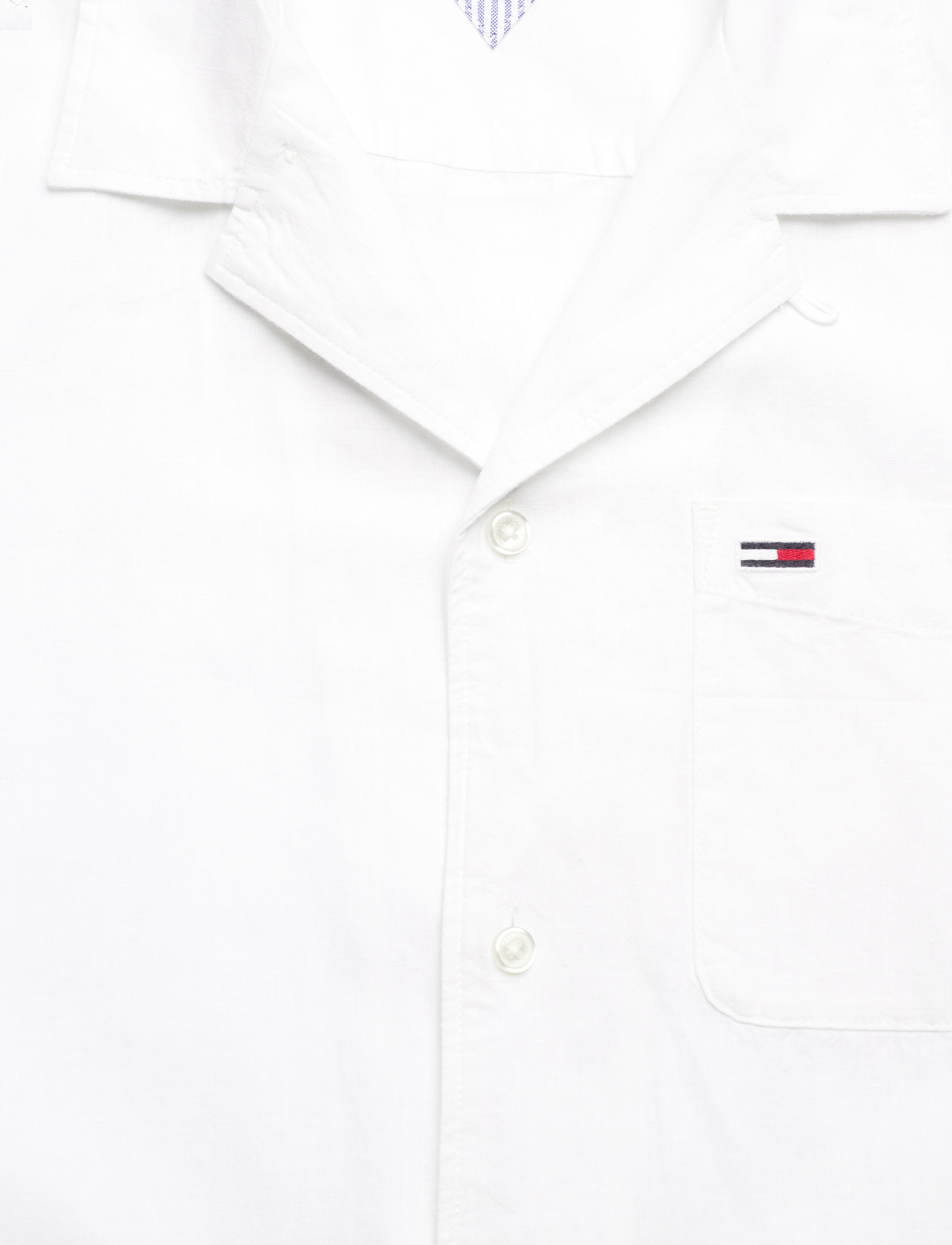 Tommy Jeans - TJM LINEN BLEND CAMP SS EXT - leinenhemden - ecru - 5