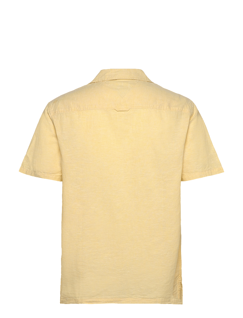 Tommy Jeans - TJM LINEN BLEND CAMP SS EXT - hørskjorter - yellow dahlia - 2
