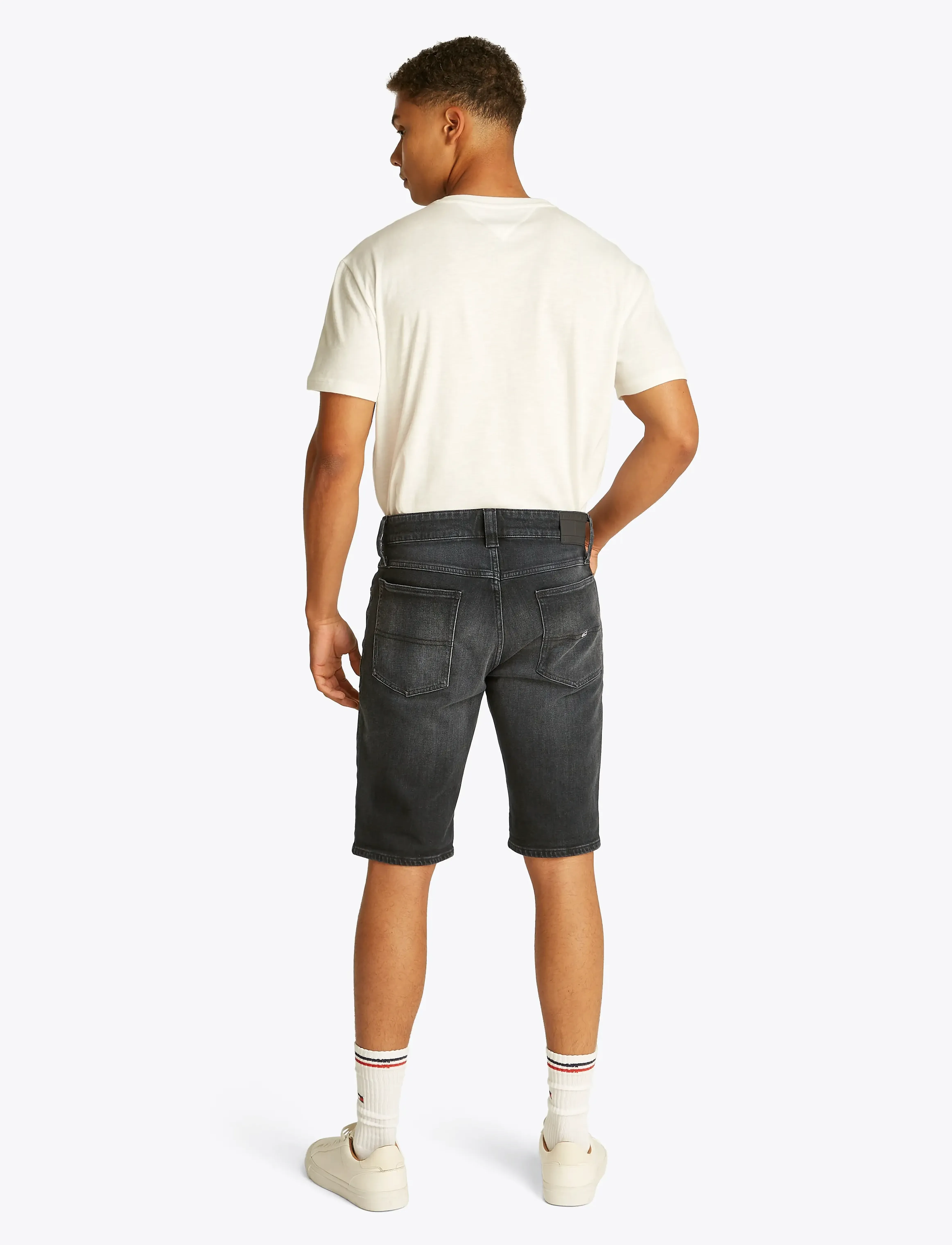 Tommy Jeans - RONNIE SHORT BI5181 - pirkt pēc stila - denim black - 3