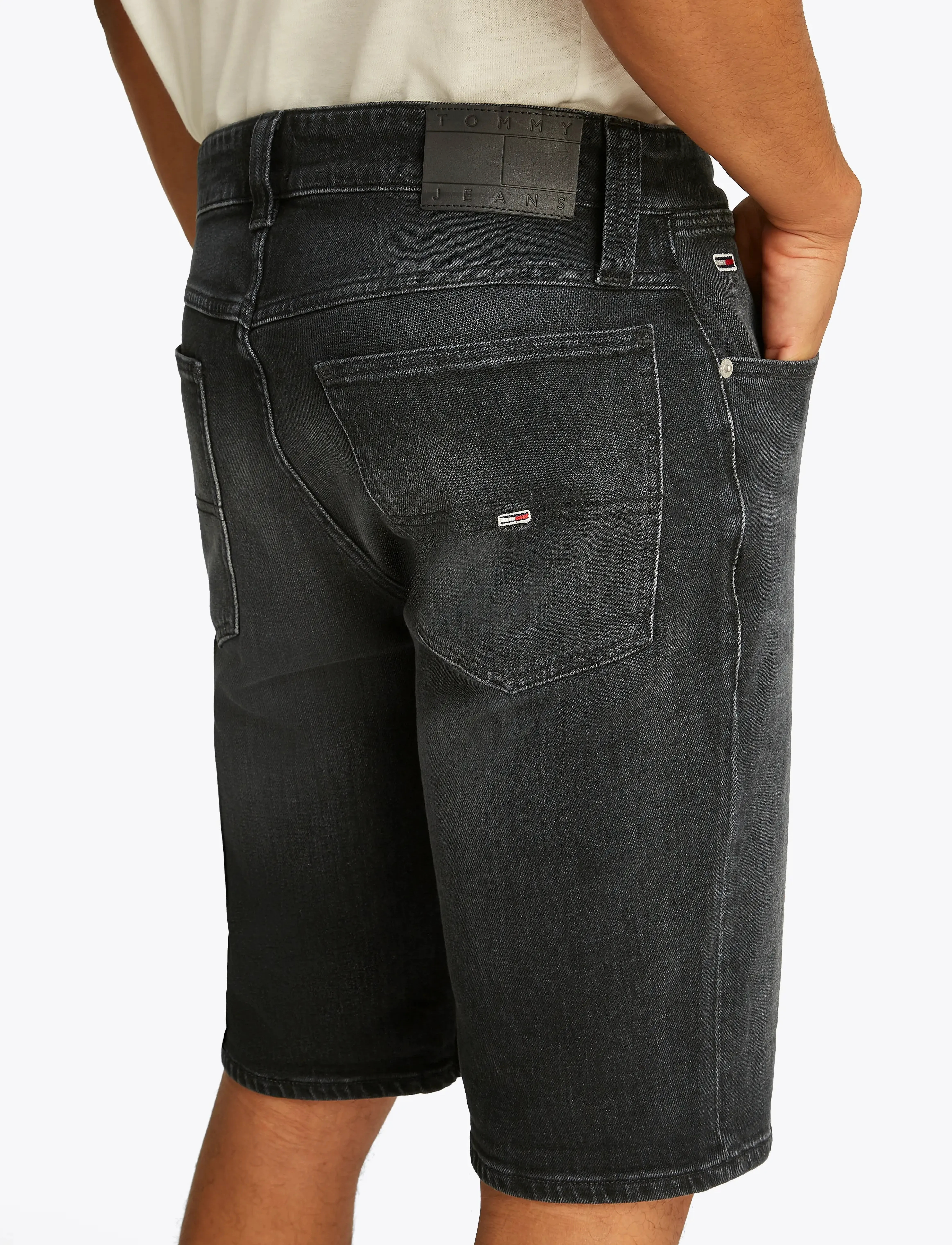 Tommy Jeans - RONNIE SHORT BI5181 - pirkt pēc stila - denim black - 5