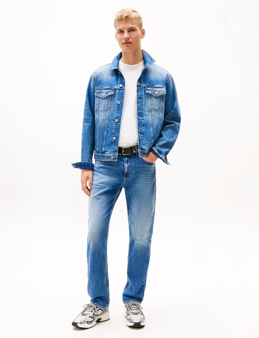 Tommy Jeans - RYAN SLIM STR BI0134 CO - kitsad teksad - denim medium - 3