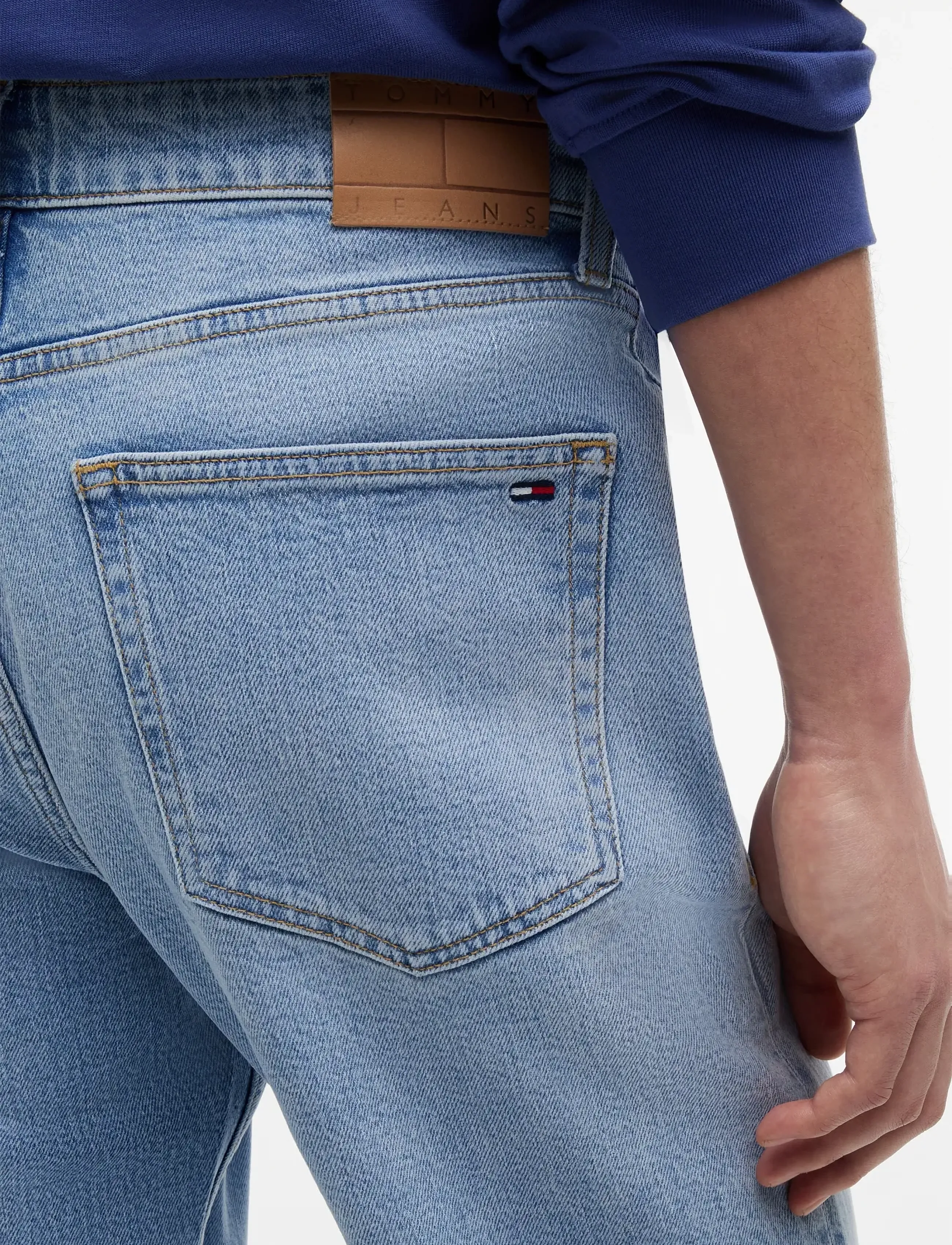 Tommy Jeans - RYAN SLIM STR BI0112 CO - slim-gallabuxur - denim light - 5