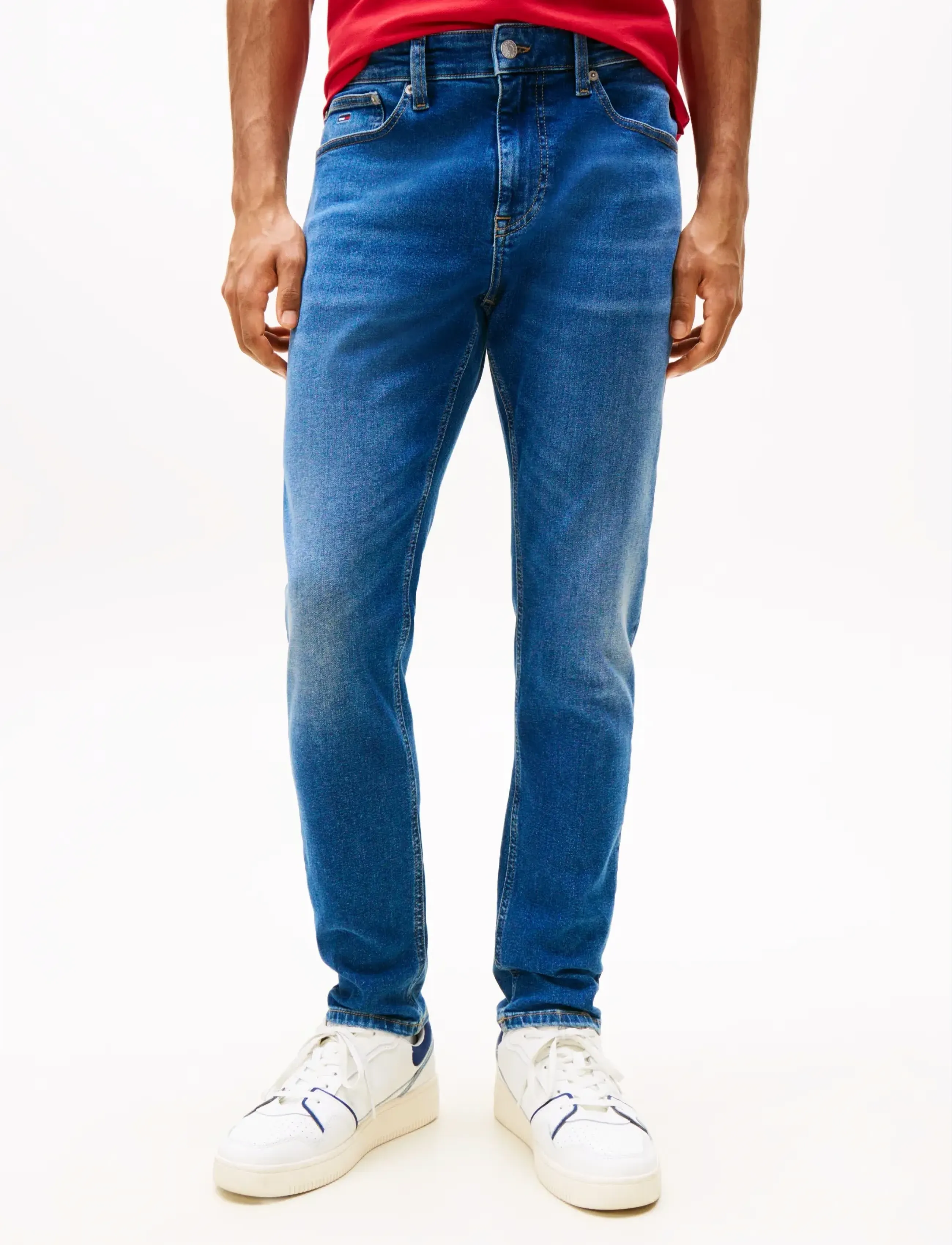 Tommy Jeans AUSTIN SLIM TPRD BI0252 - Jeans - DENIM DARK / blue