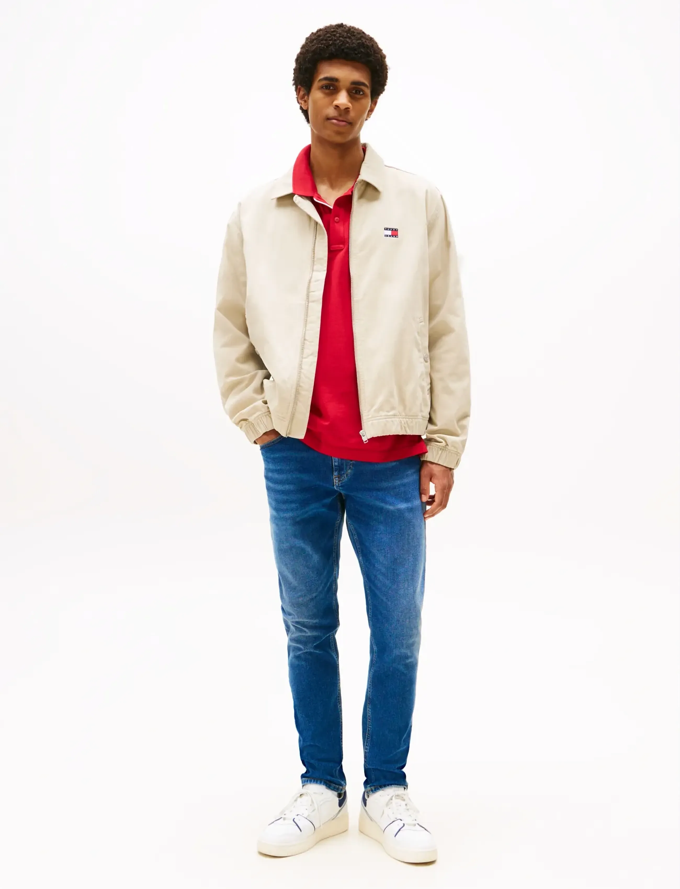 Tommy Jeans - AUSTIN SLIM TPRD BI0252 - aptempti džinsai - denim dark - 4
