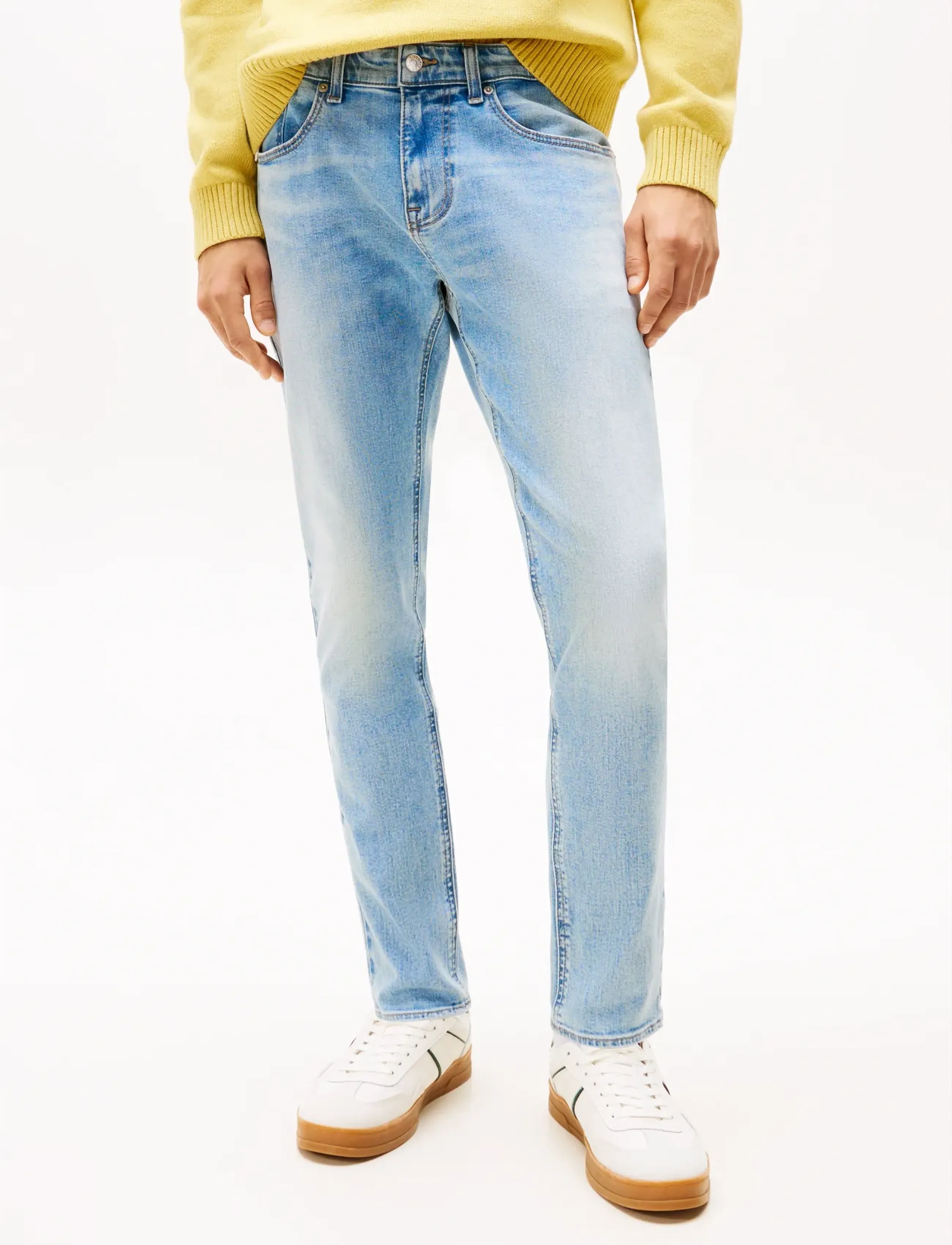 Tommy Jeans AUSTIN SLIM TPRD BI0216 CO - Jeans - DENIM LIGHT / blue