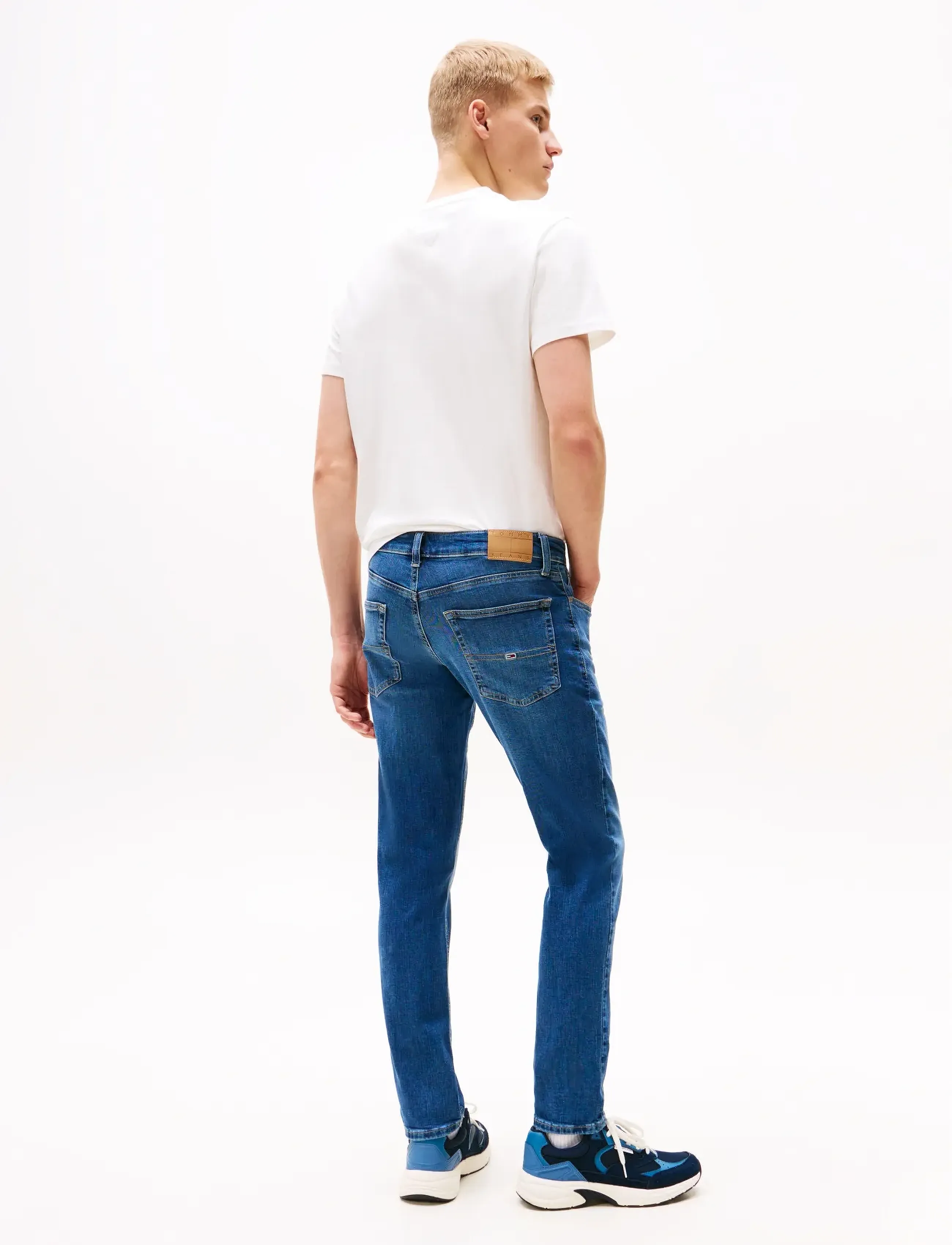 Tommy Jeans - SCANTON SLIM DH0235 - kitsad teksad - denim medium - 4