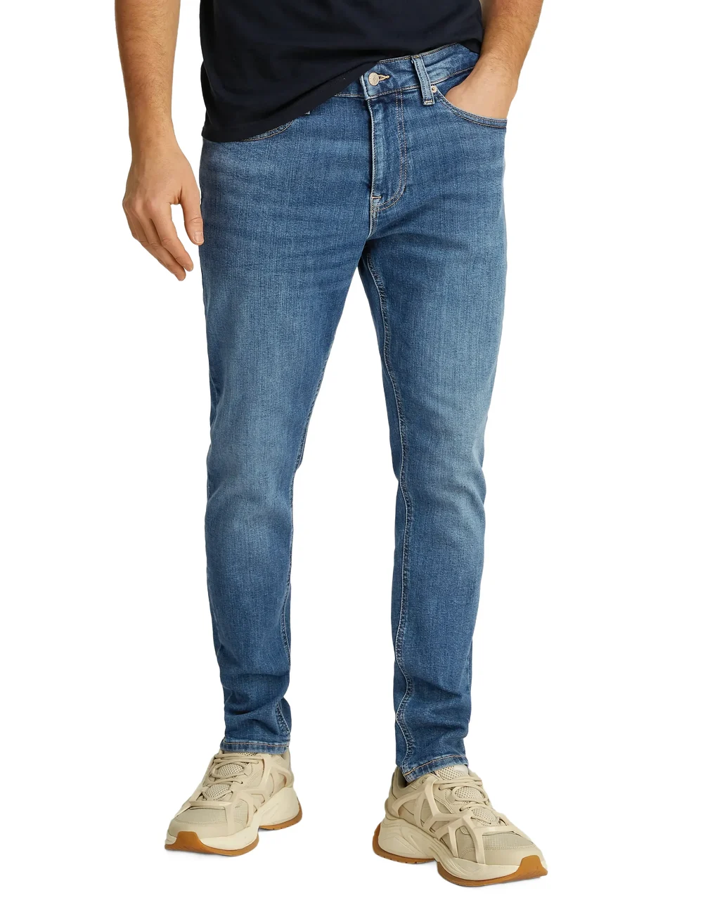 Tommy Jeans - AUSTIN SLIM TPRD DH0235 - slim jeans - denim medium - 0