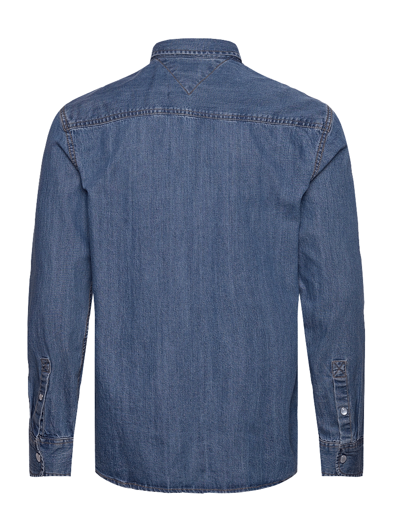 Tommy Jeans - RGLR FIT SHIRT MID BLUE - jeanshemden - denim medium - 2