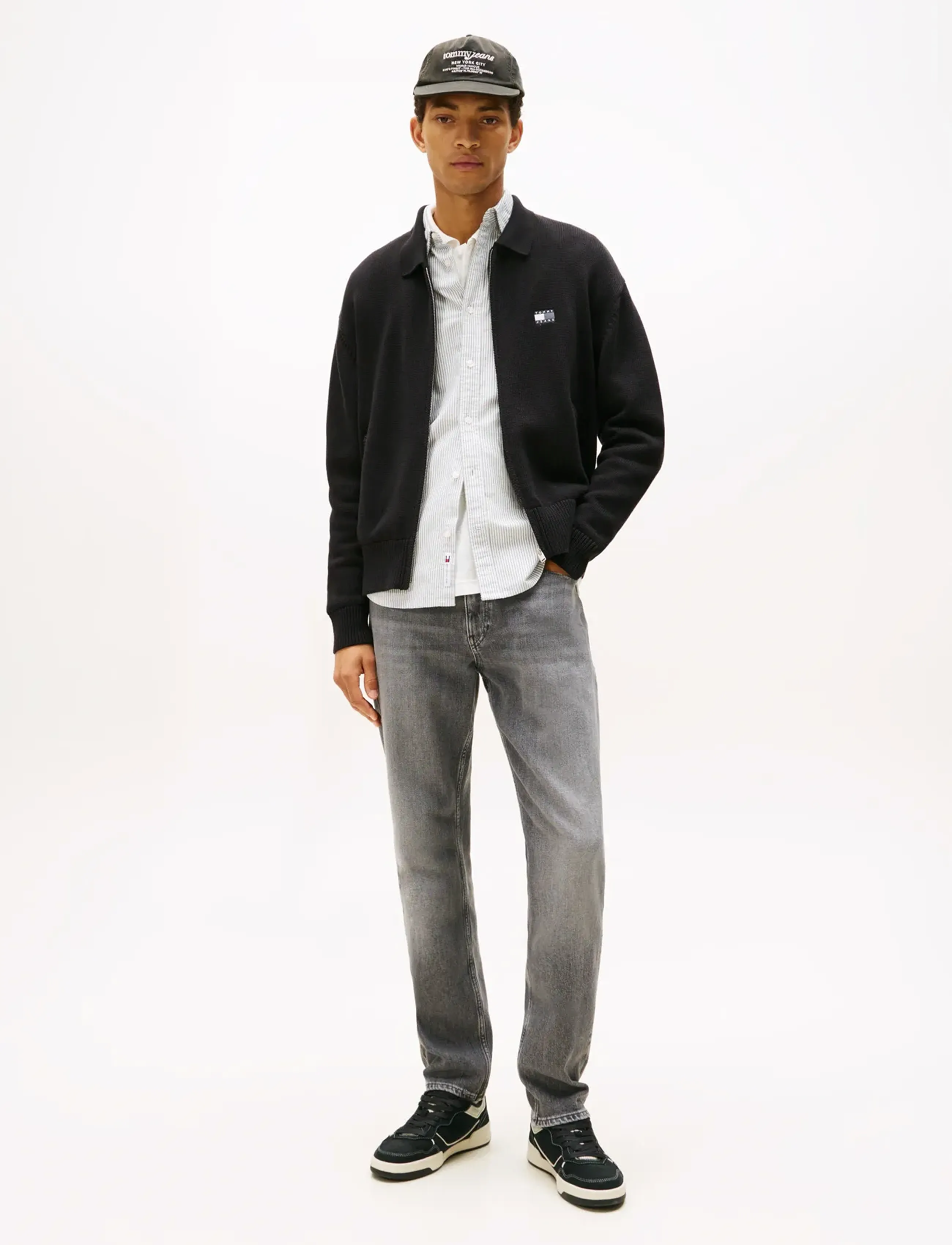 Tommy Jeans - RYAN SLIM STR BI0177 CO - slim jeans - denim grey - 0