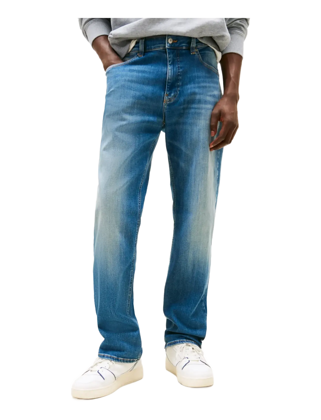 Tommy Jeans RYAN SLIM STR CI1266 - Jeans - DENIM MID BLUE GREY / blue