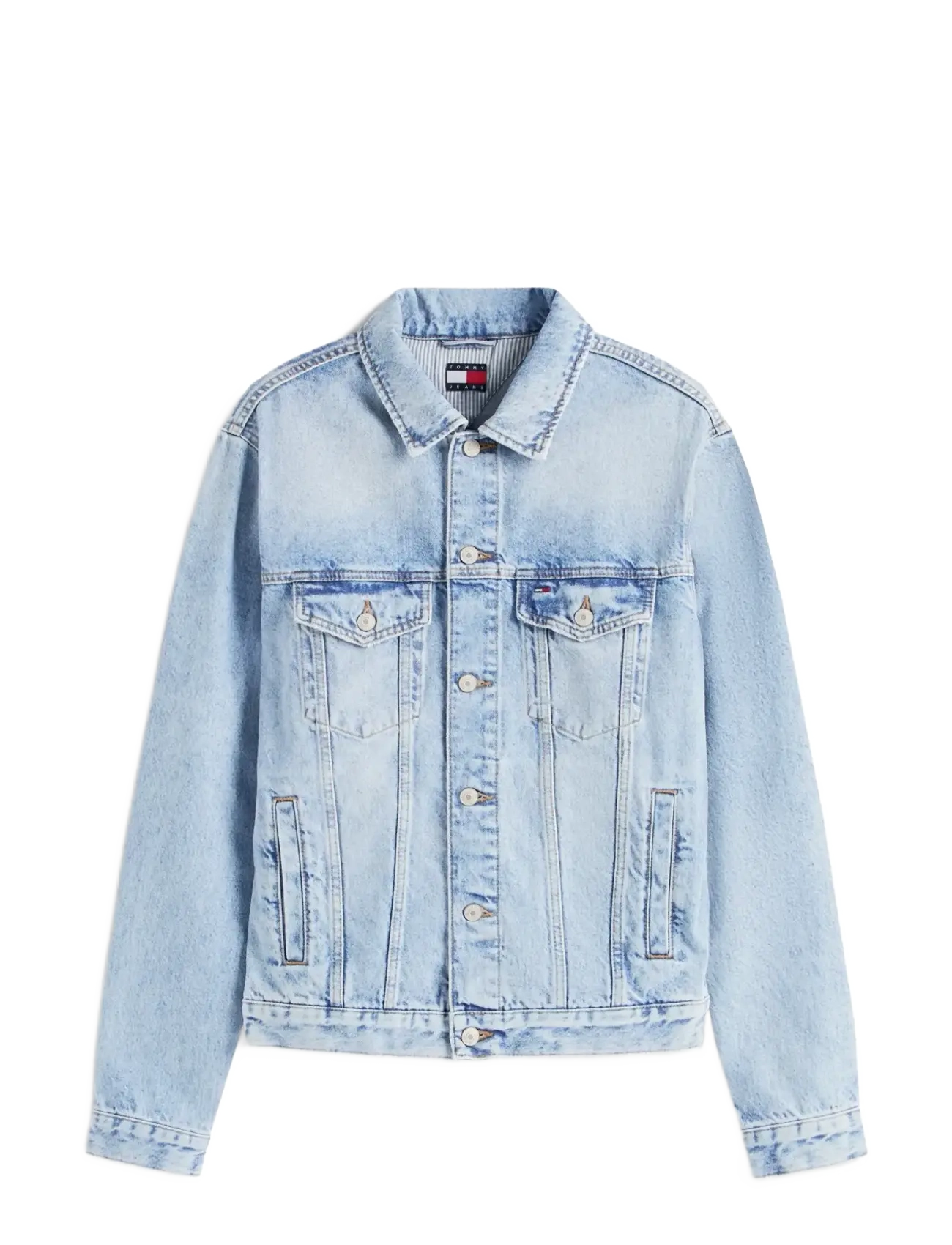Tommy Jeans RYAN RGLR TRCKR RWB  EXT CI6033 - Overshirts - DENIM MID LIGHT BLUE / blue