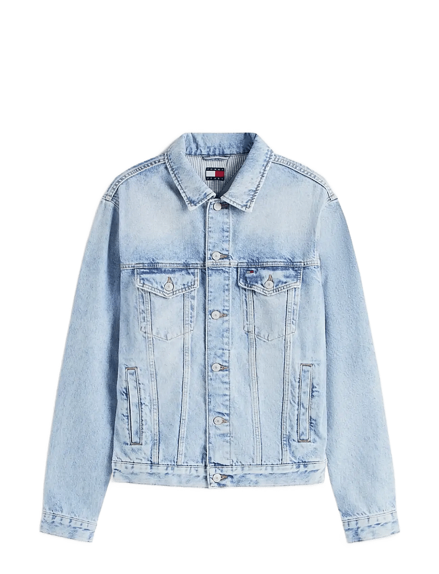 Tommy Jeans - RYAN RGLR TRCKR RWB EXT CI6033 - ofodrade jeansjackor - denim mid light blue - 1