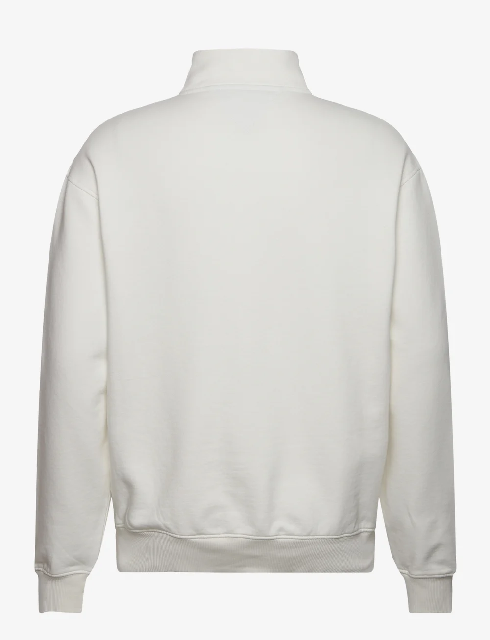 Tommy Jeans - TJM 1/4 ZIP TOWEL PATCH POLO - sweatshirts - antique white - 1