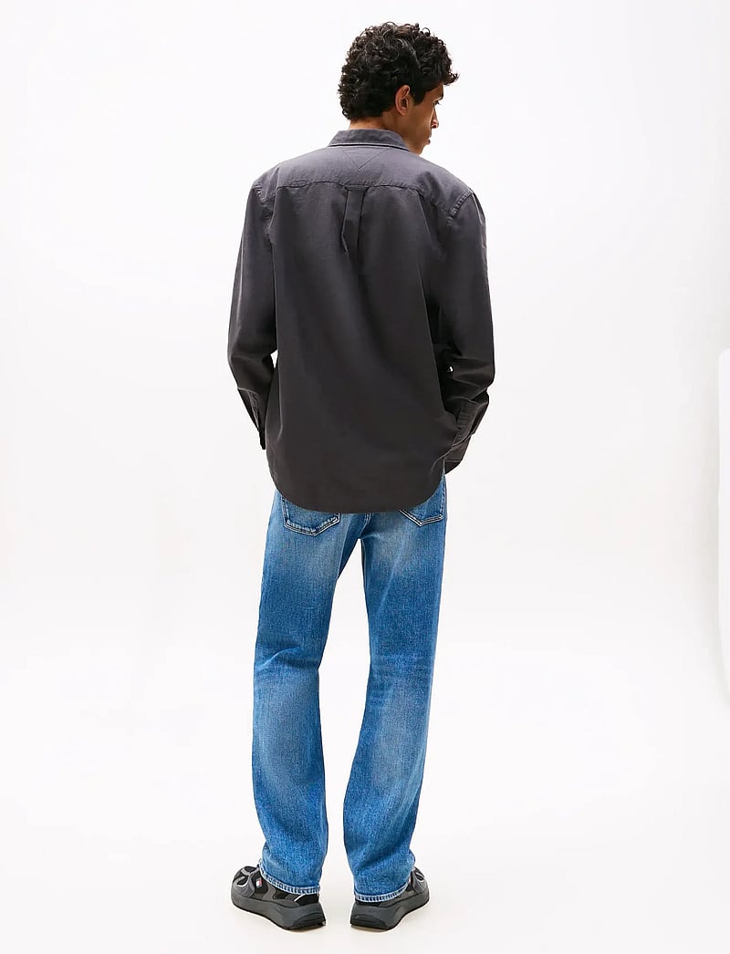 Tommy Jeans - TJM REG OXFORD SHIRT EXT - oxfordi särgid - black - 3